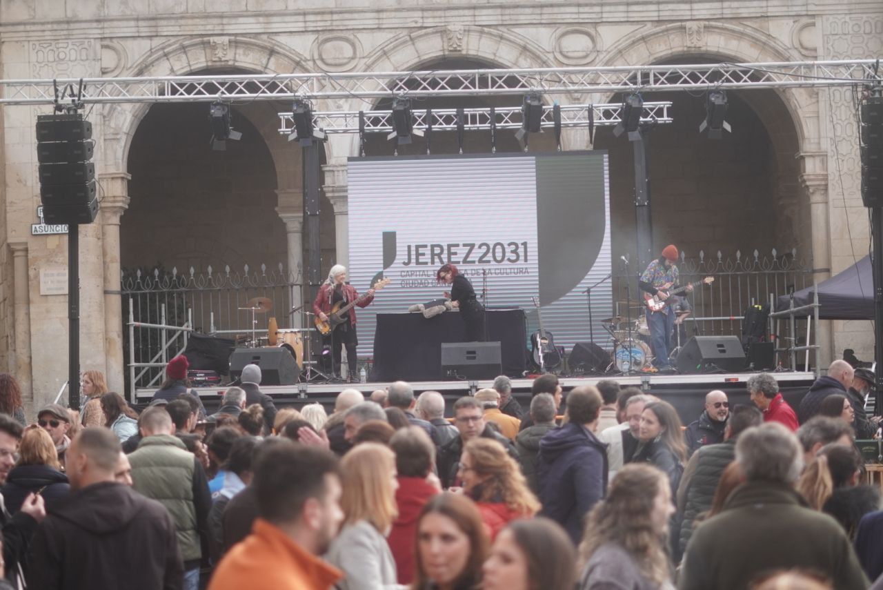 Uno de los conciertos de la 'tardevieja' en Jerez.