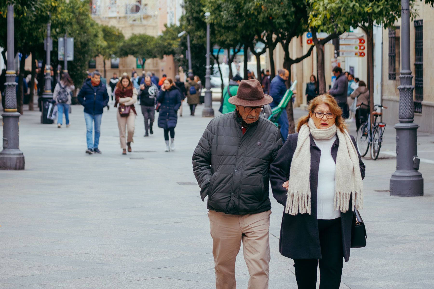 Frío en Jerez durante el mes de enero.