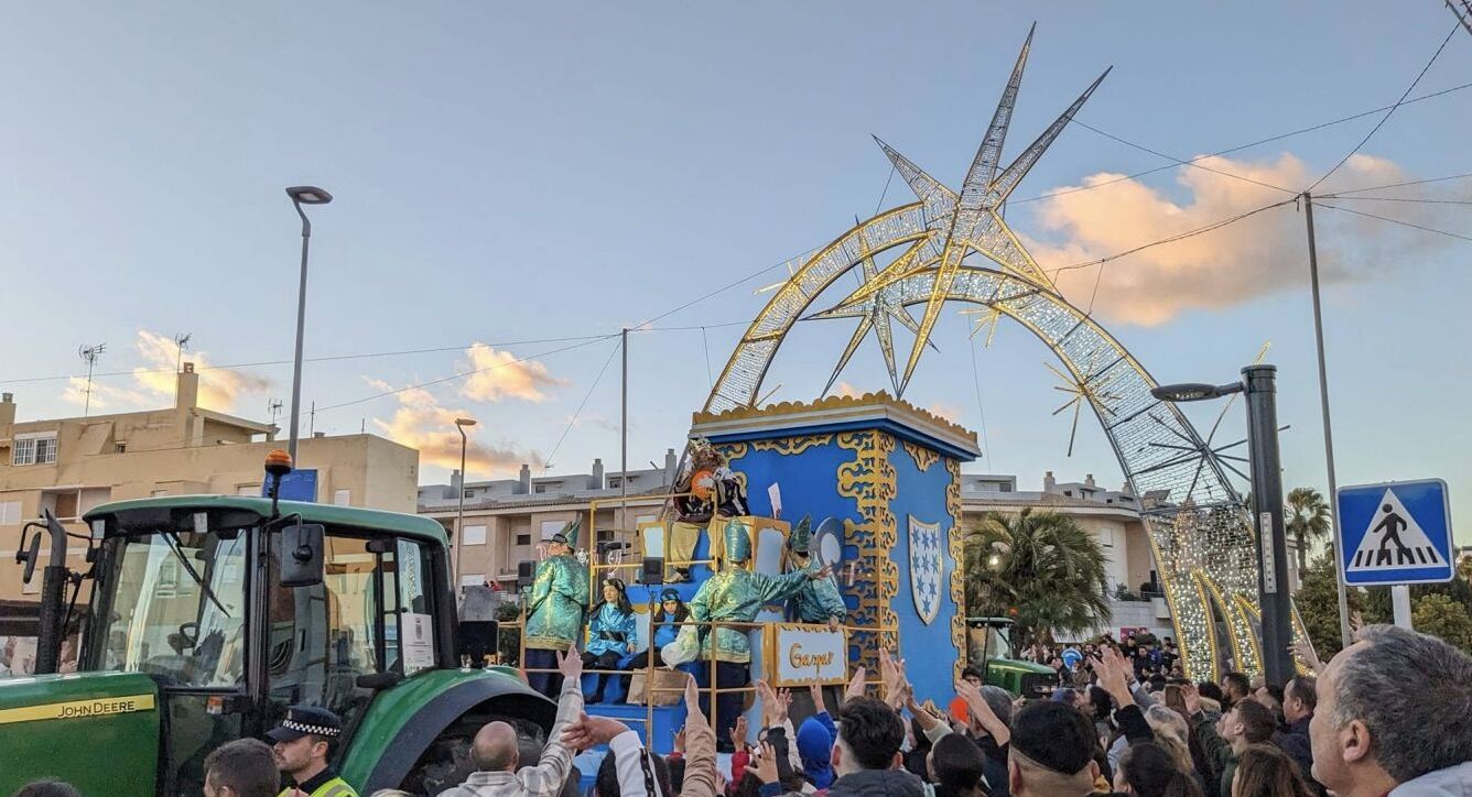 Una imagen de la Cabalgata de Rota del año pasado.