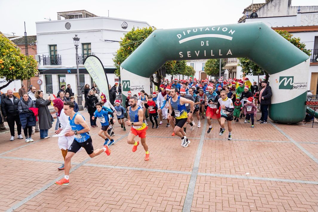 Inicio de la San Silvestre celebrada en Cañada Rosal.