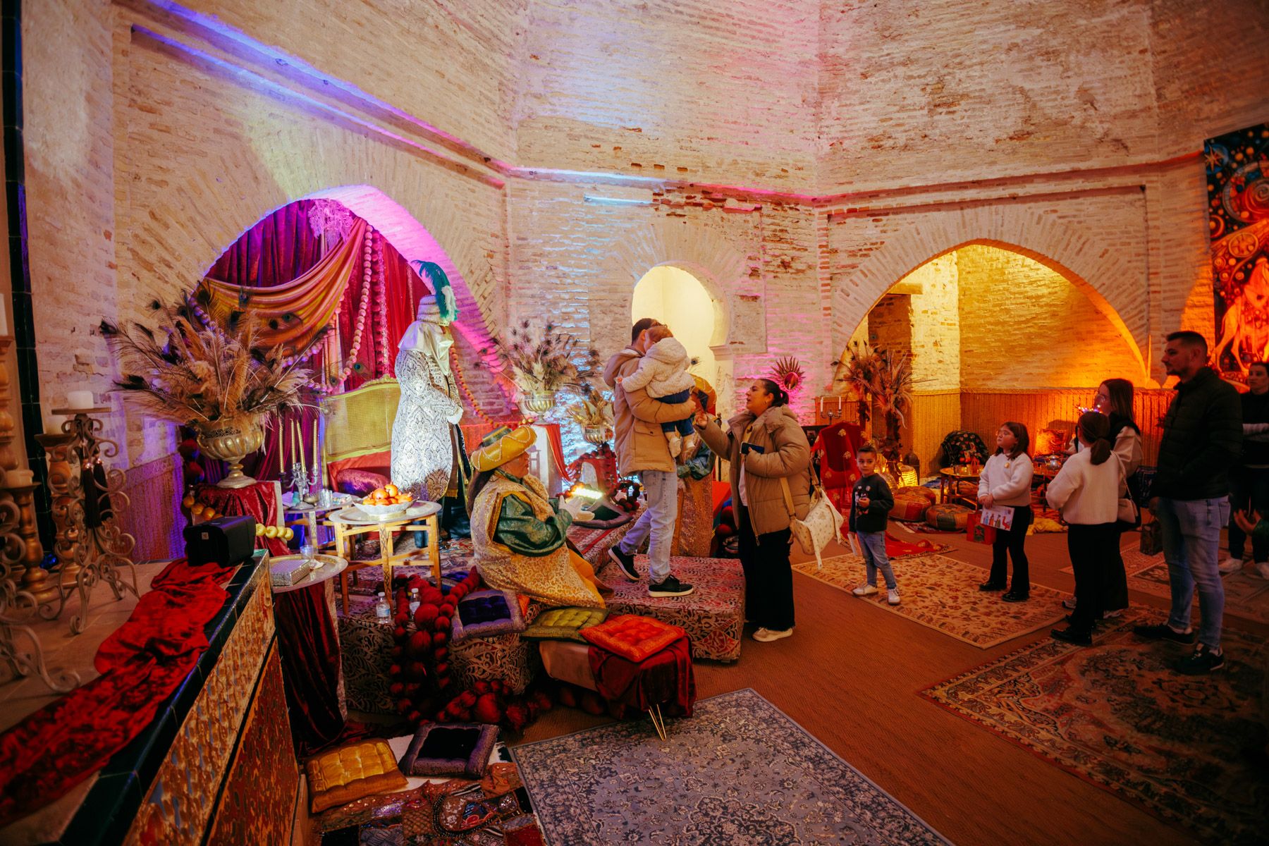 Visitas al Cartero Real en el Alcázar de Jerez.