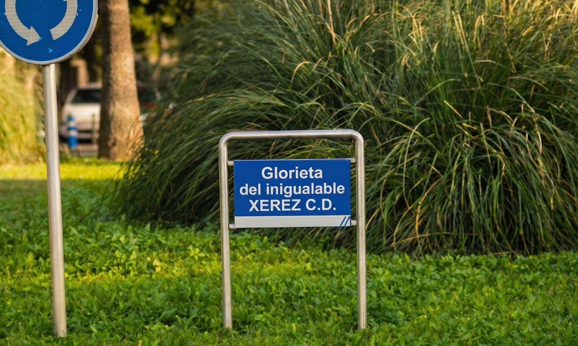 La publicación del Xerez CD sobre el acto vandálico en su glorieta.
