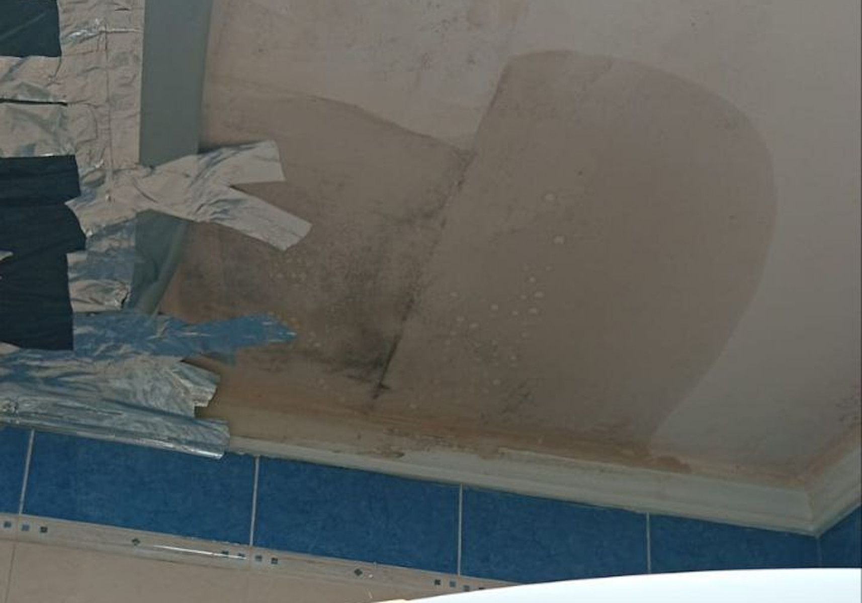 Estado del techo de la casa de Josefa en La Asunción.