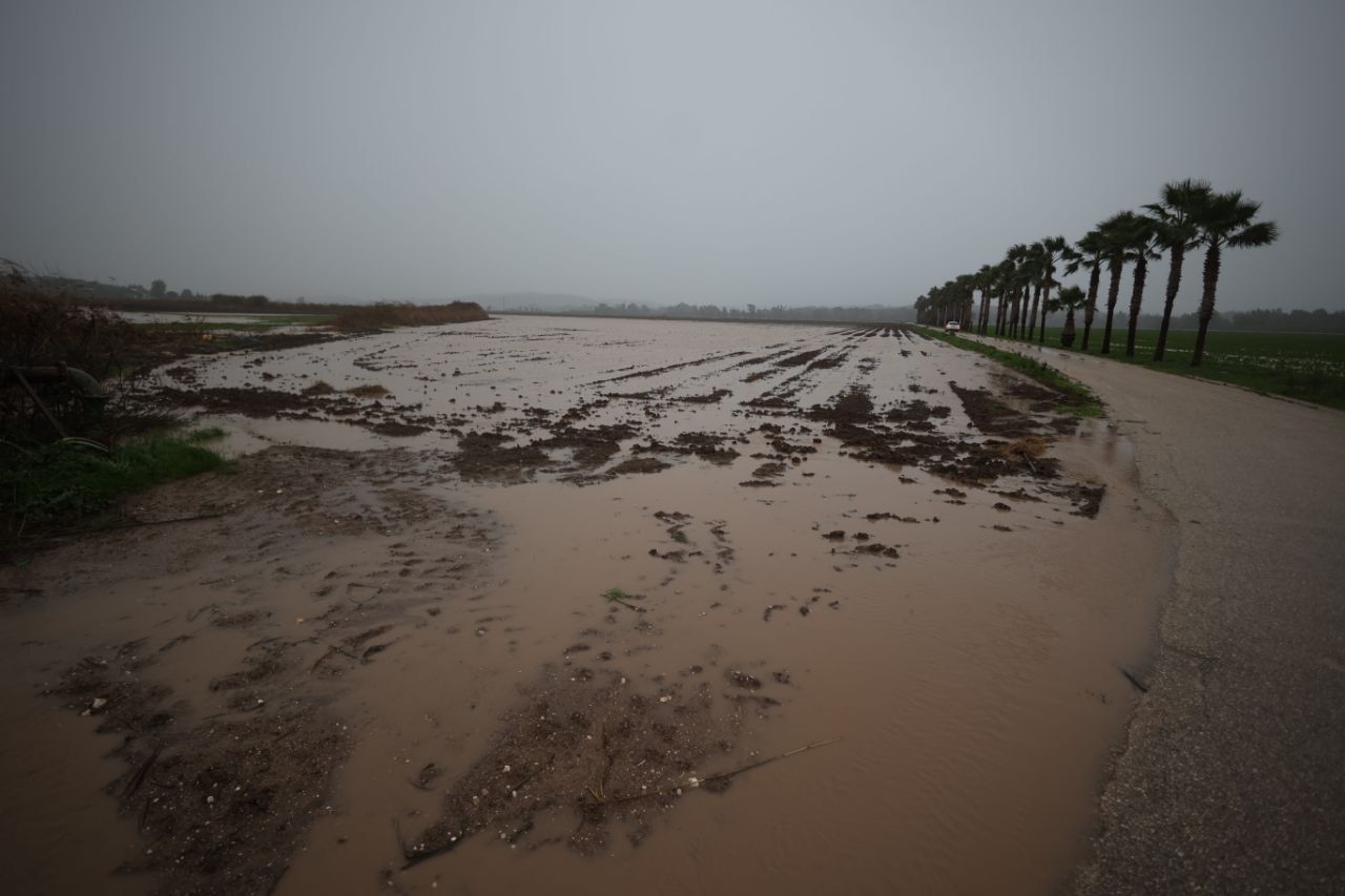 Zona de La Ina, en Jerez, afectada por el temporal. Zona de La Ina, en Jerez, afectada por el temporal.