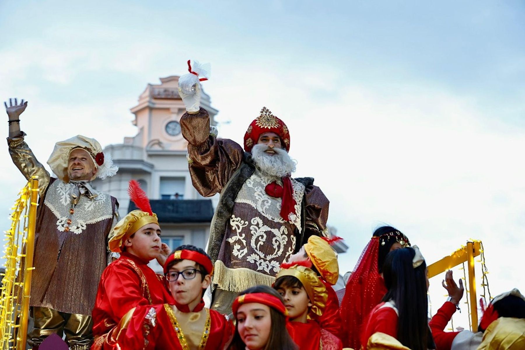 Cabalgata de Reyes Magos en Granada.