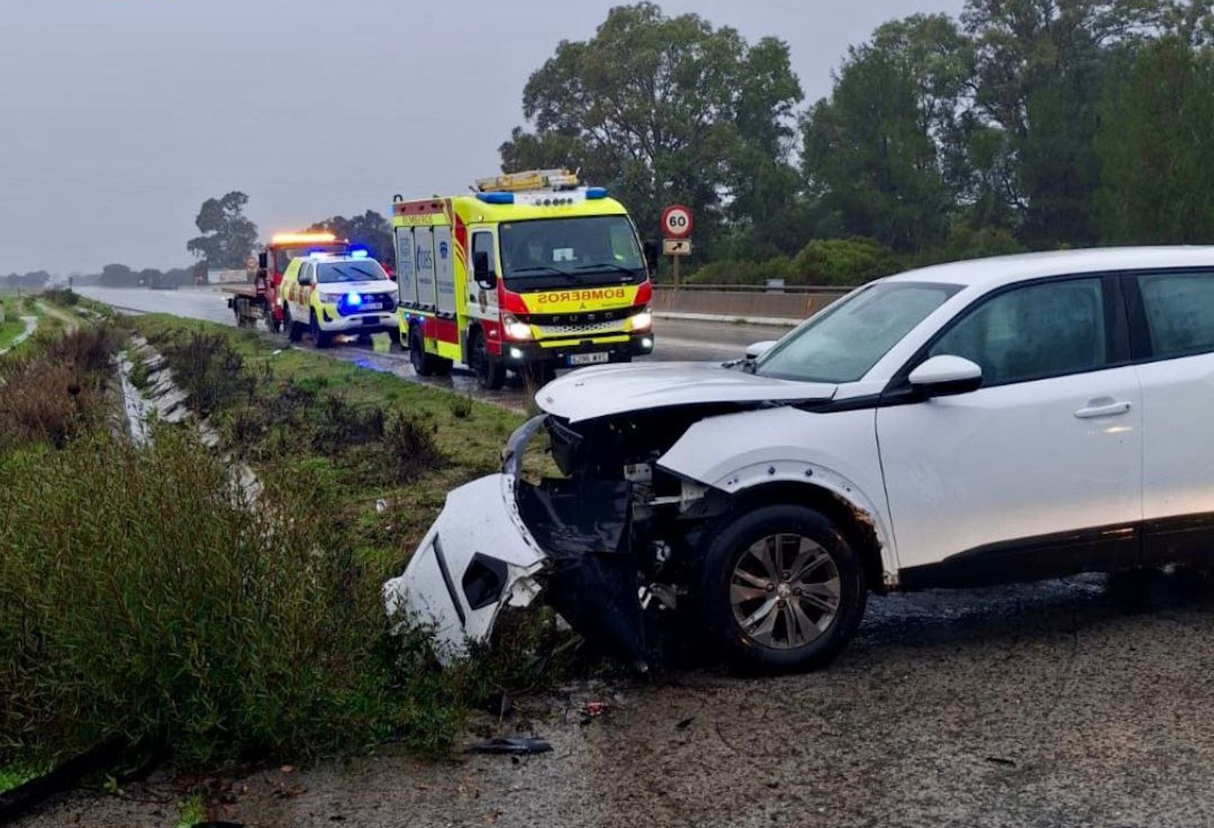 Accidente de tráfico en Jerez.