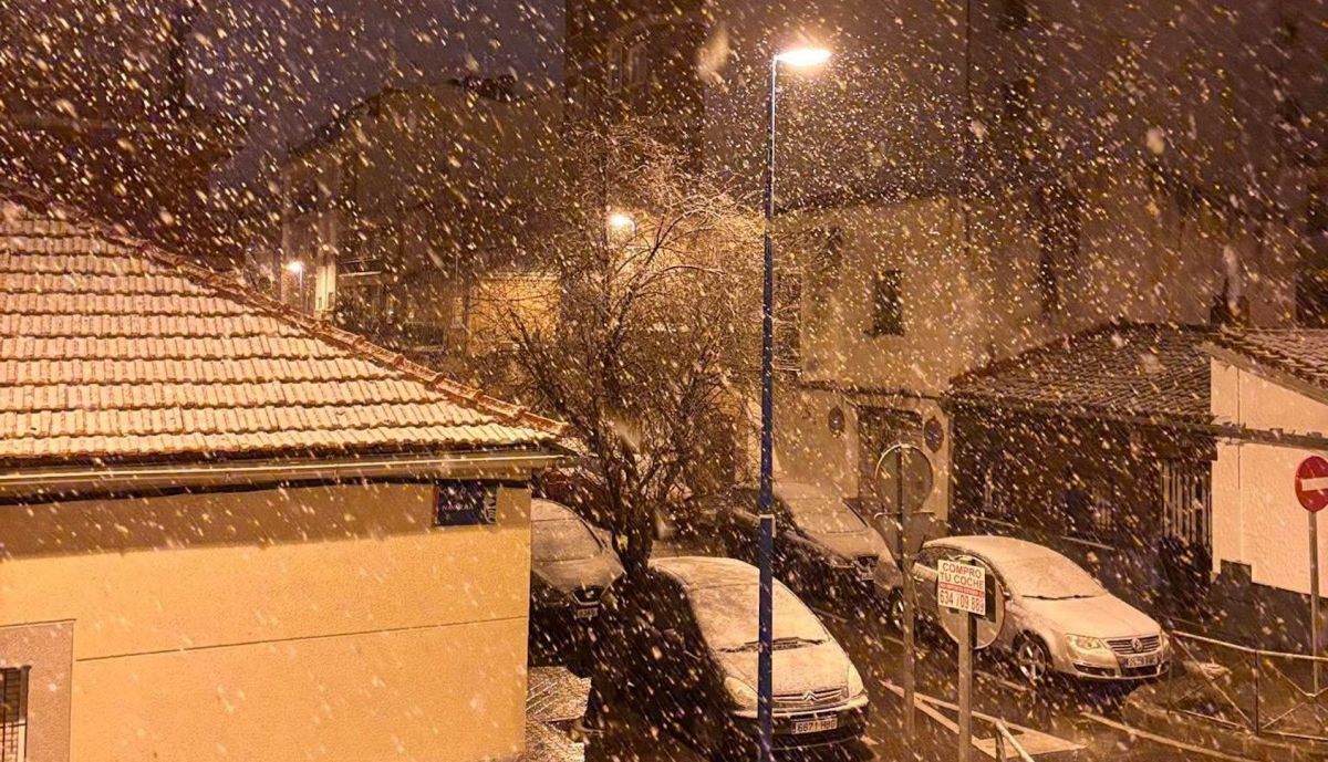 Nieve en Madrid