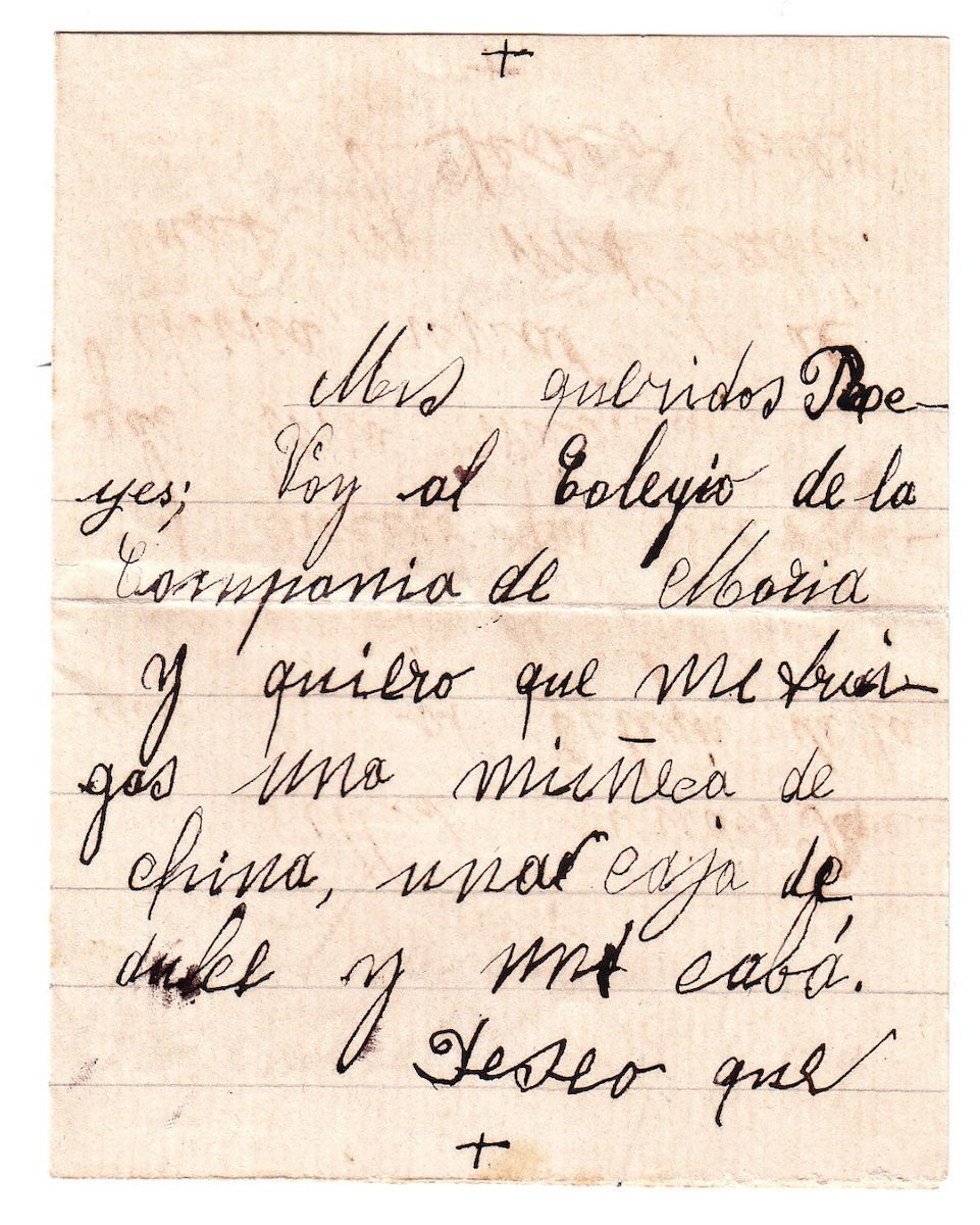 La carta a los Reyes Magos más antigua de España.