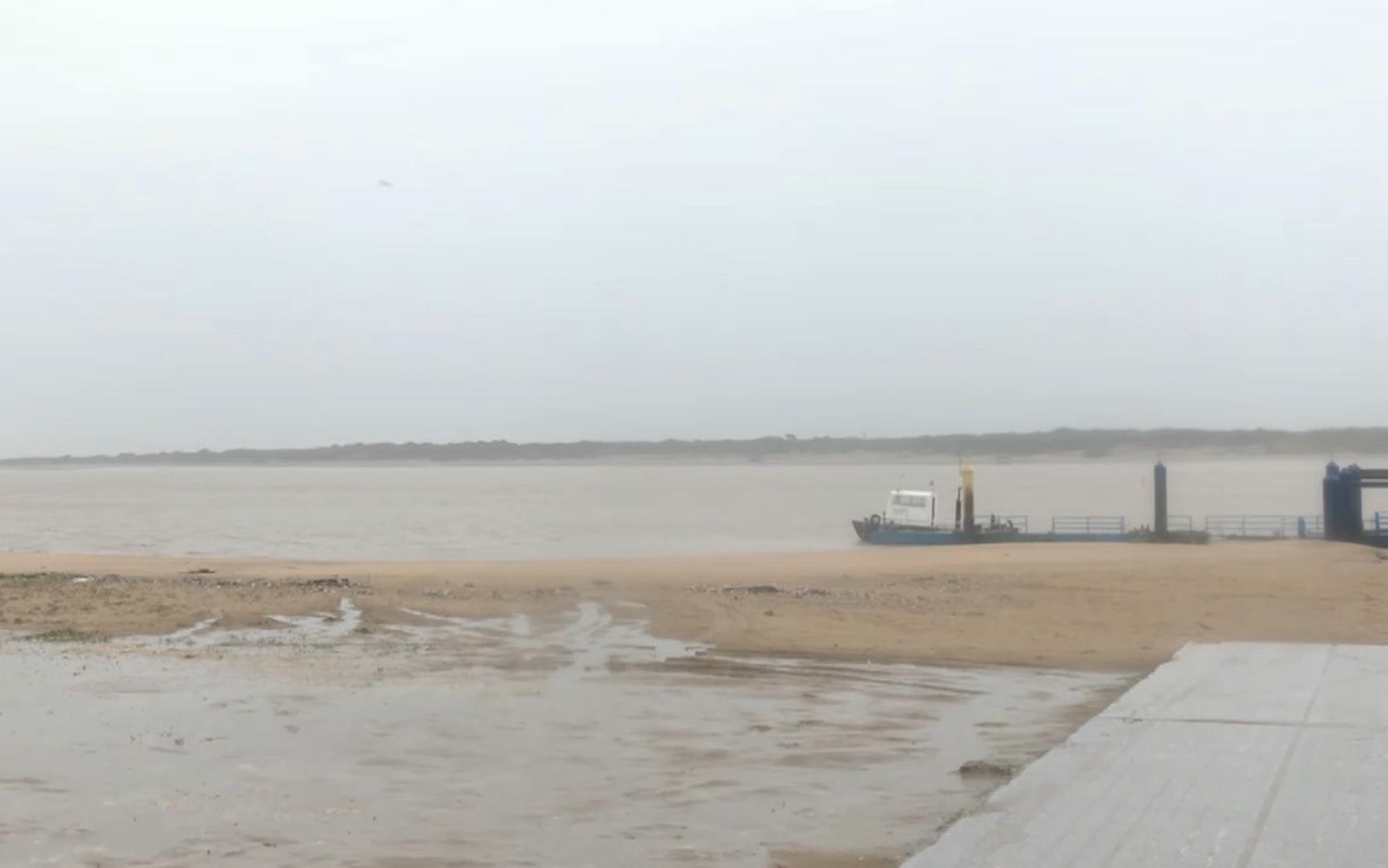 La búsqueda en Sanlúcar, en una imagen de Canal Sur.