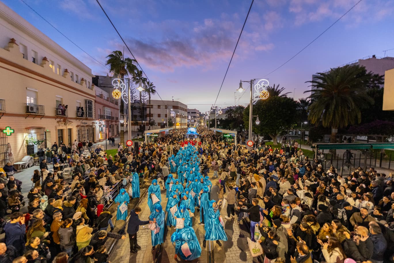 La Cabalgata de Reyes Magos de San Fernando, en imágenes.