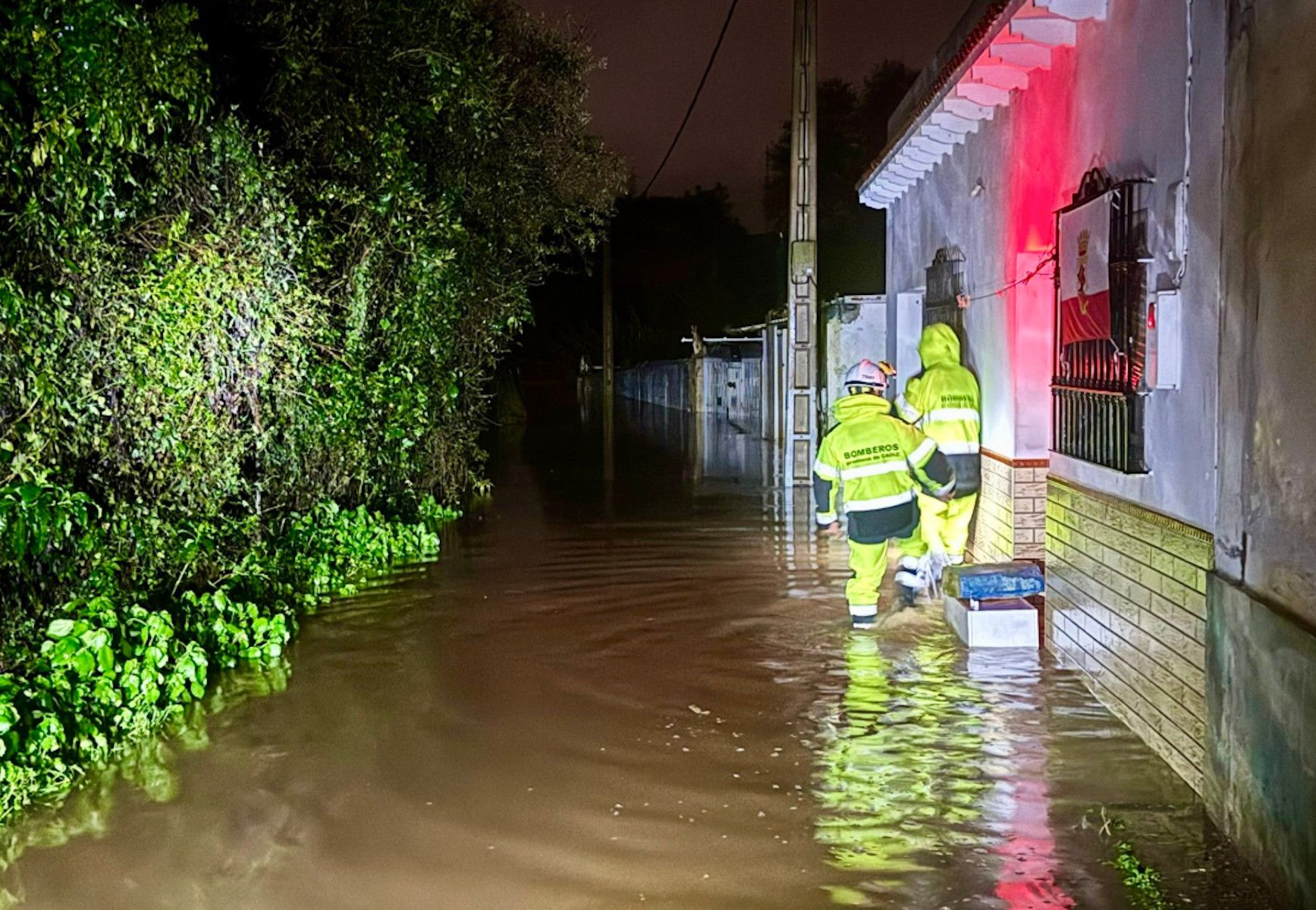 Intervenciones de los bomberos en la provincia de Cádiz tras la borrasca 'Francis'.