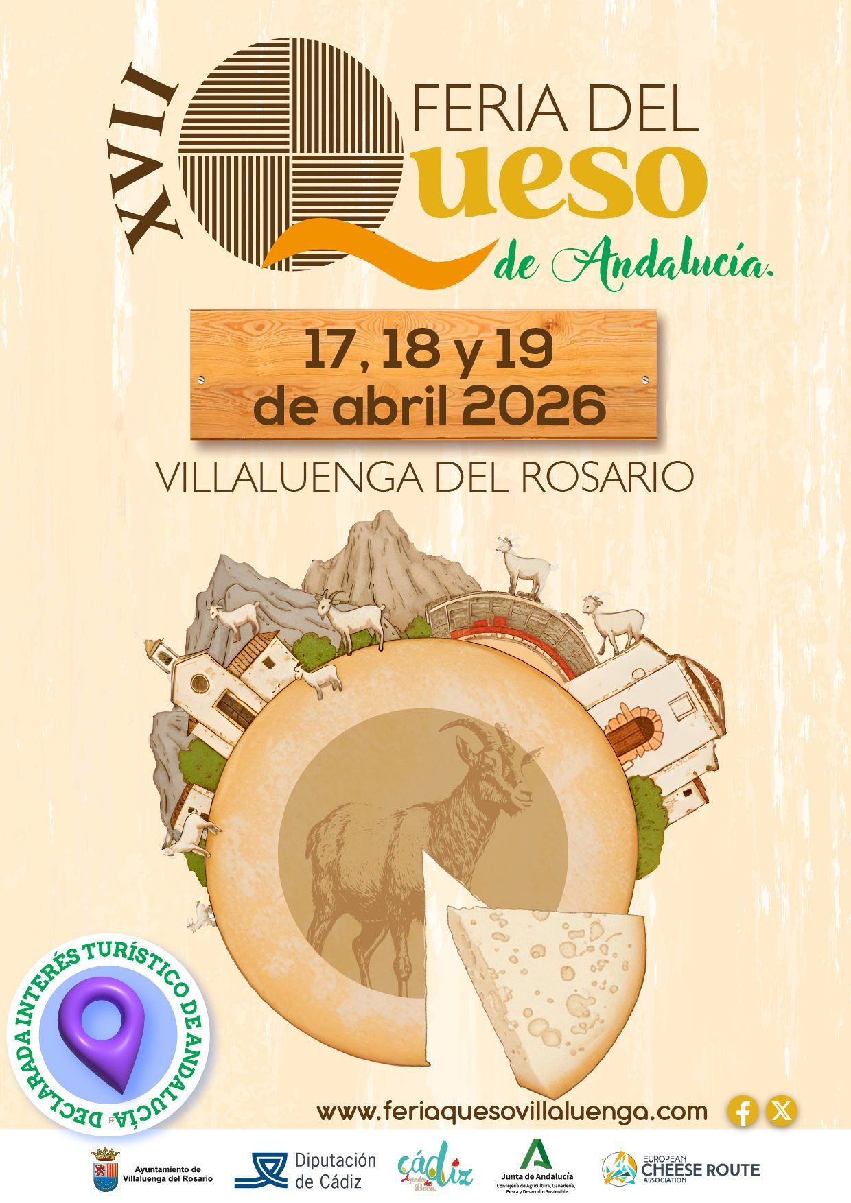 Cartel de la Feria del Queso.