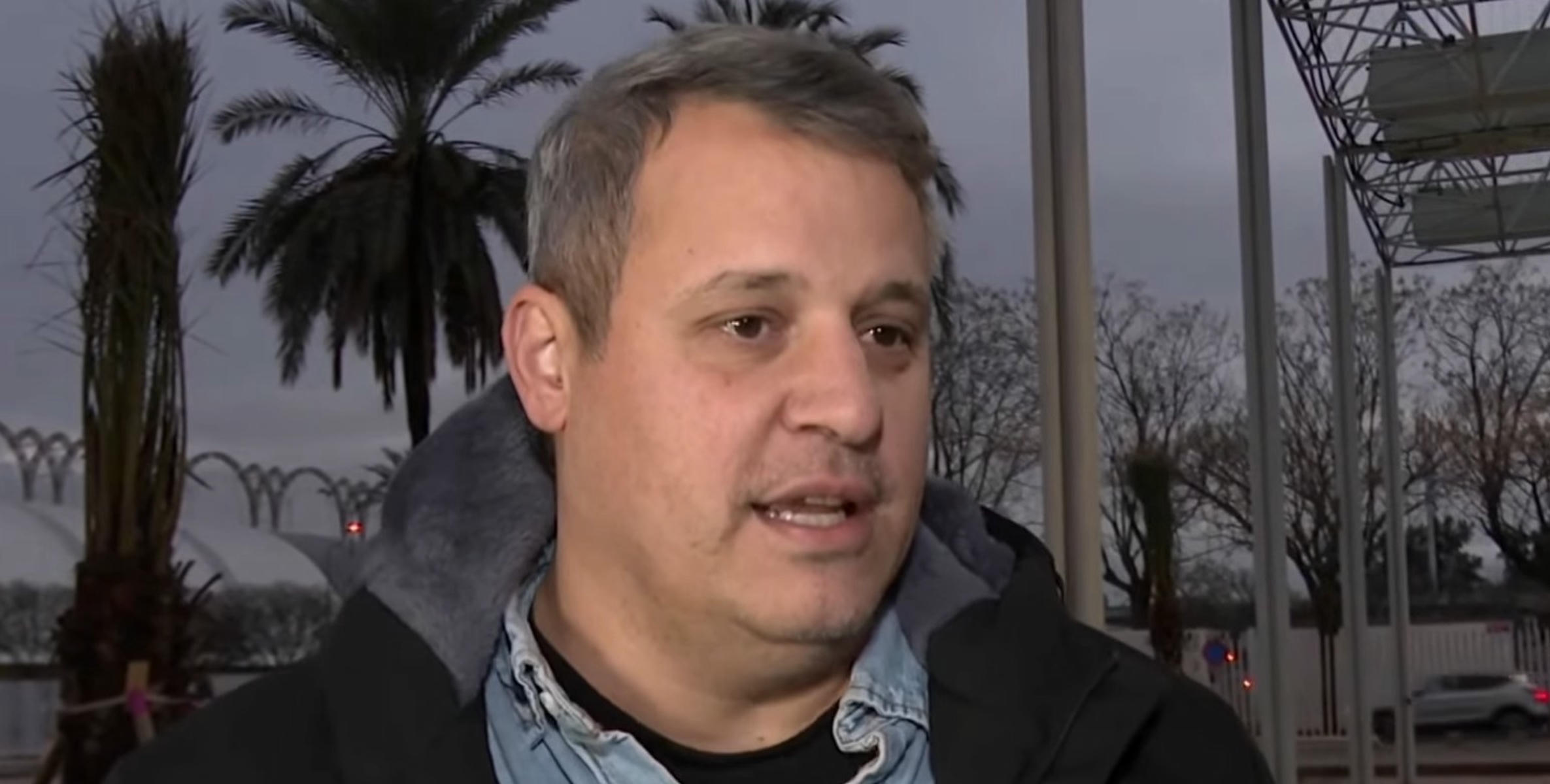 Isaac Villar, tío de Sandra Peña y portavoz de la familia, en Canal Sur.