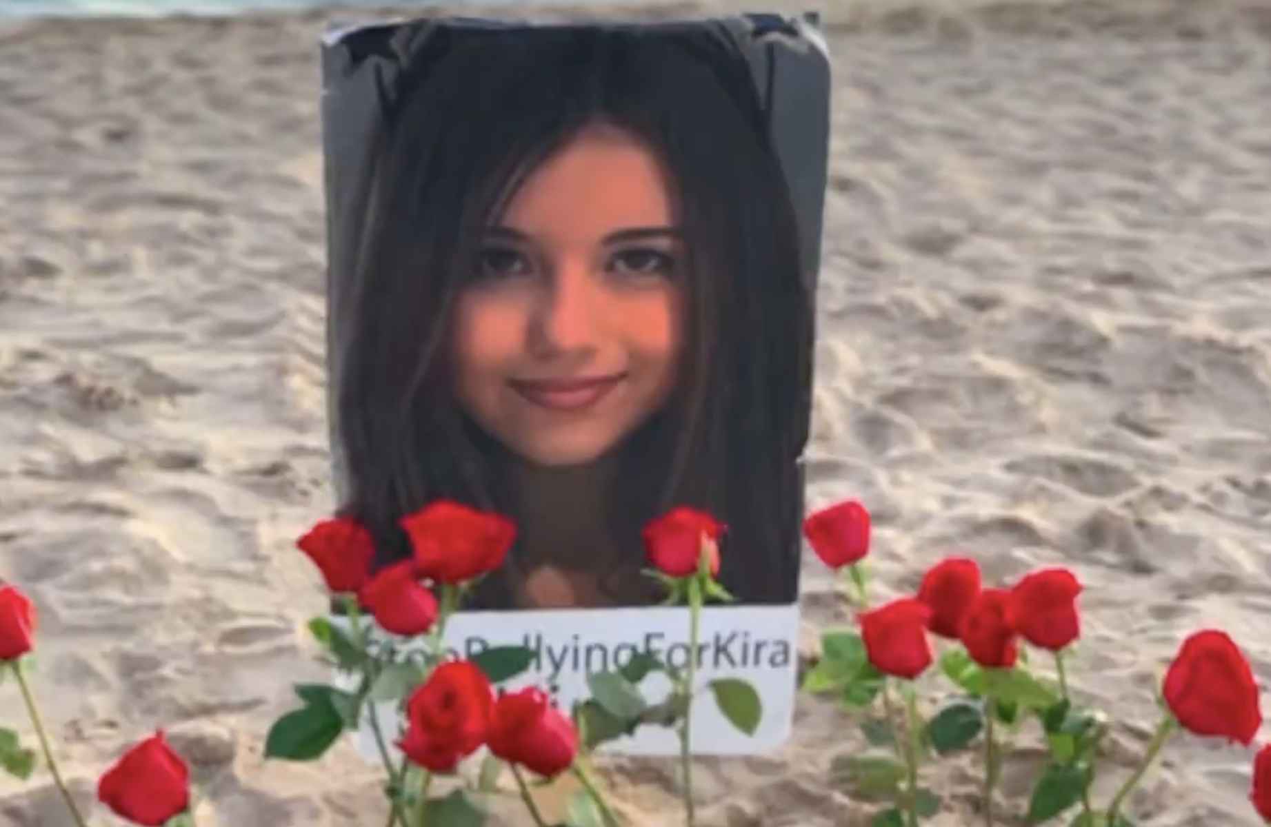 Una imagen de Kira López, en un homenaje de sus padres.