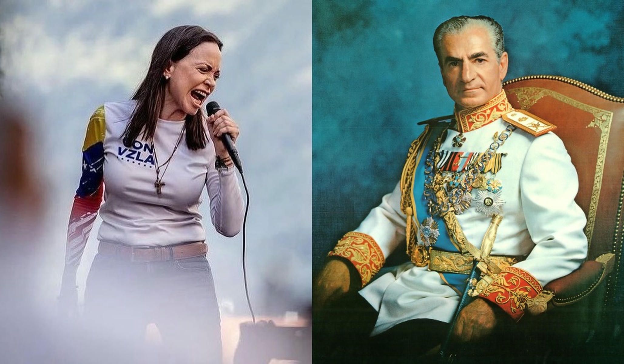 Corina y el Shah de Persia