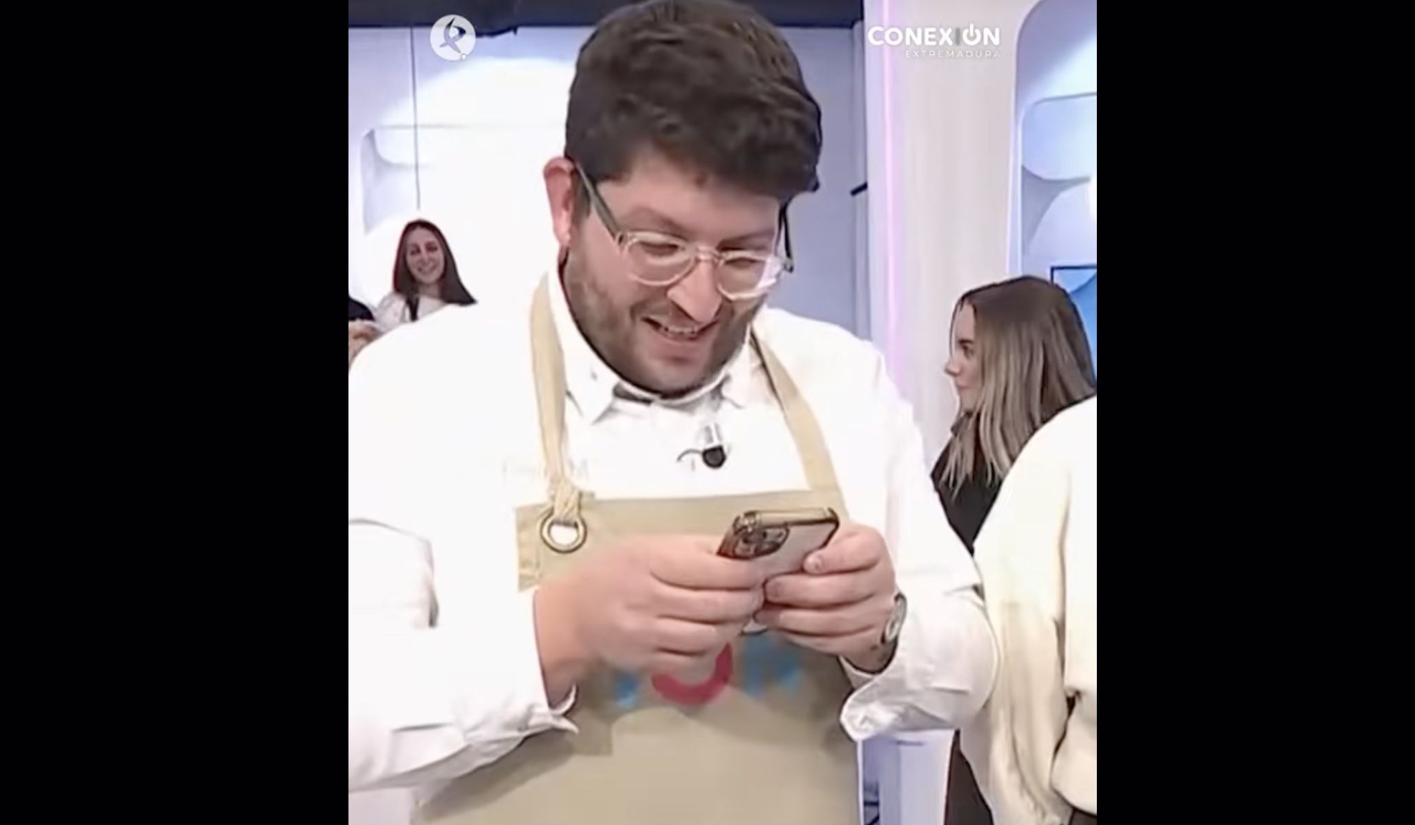 Pedro, el cocinero que se ha viralizado tras su momentazo en directo.