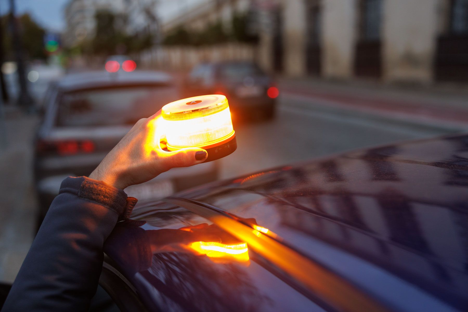 Imagen de la baliza V16.