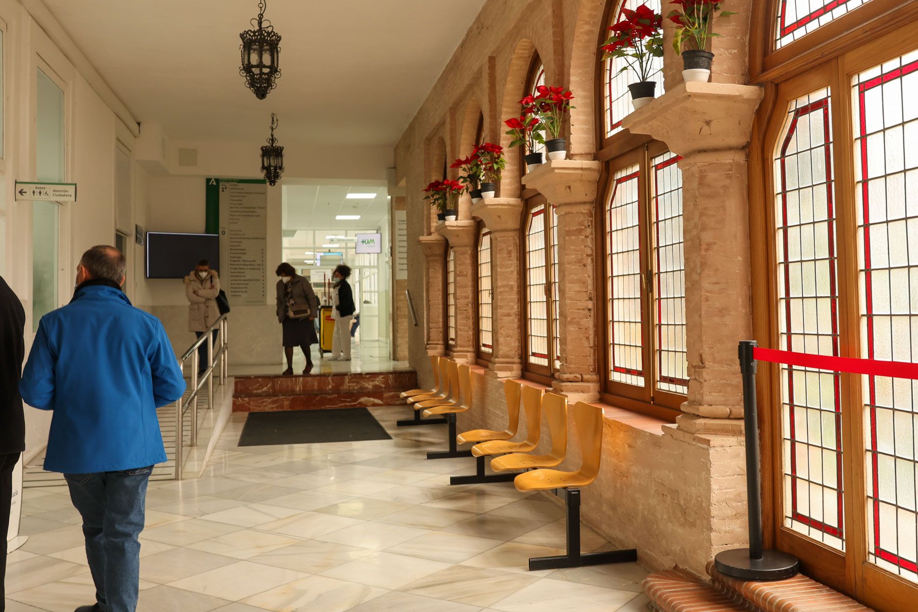 Hospital San Lázaro en Sevilla, donde ocurrió el incidente.