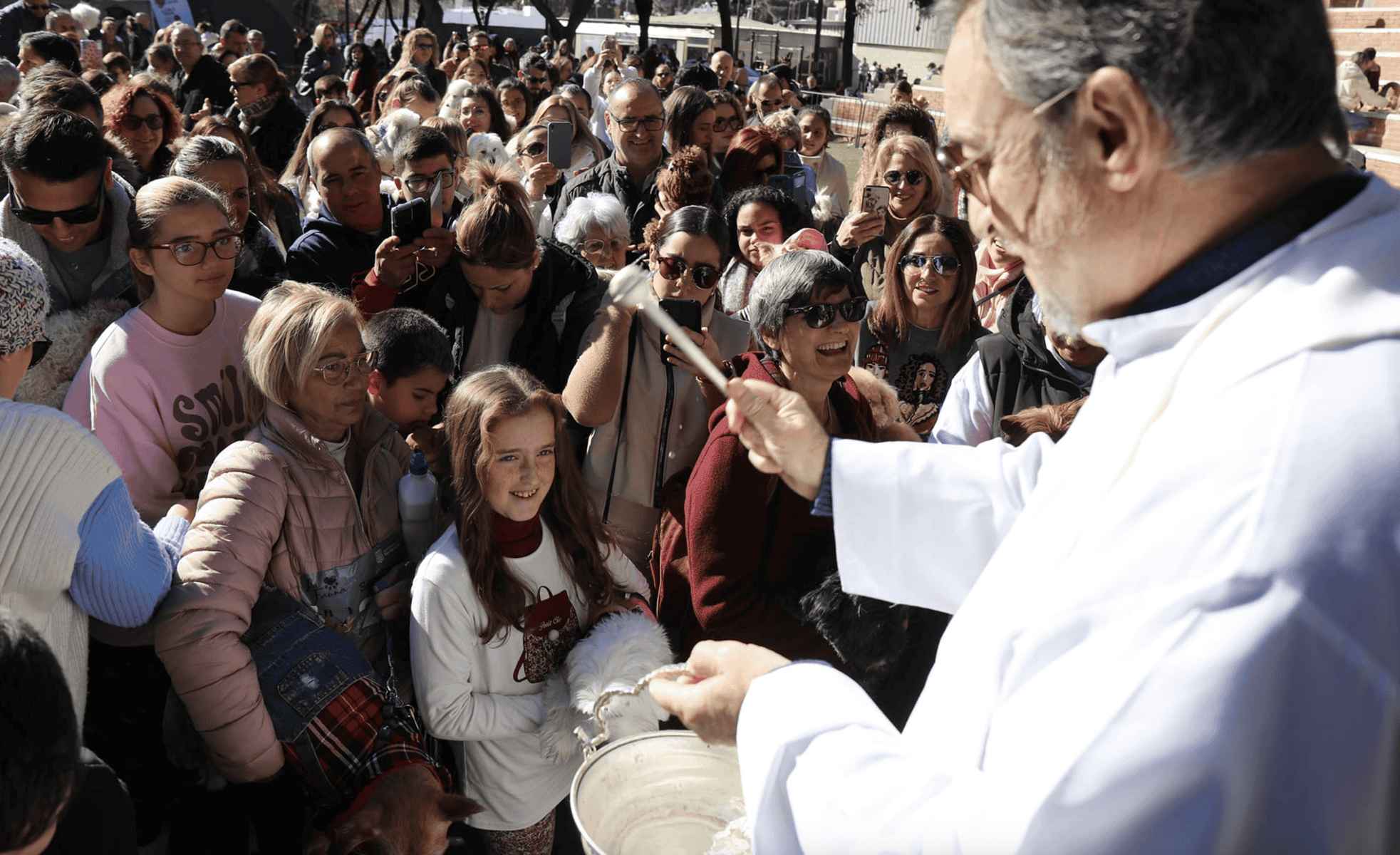 Imagen de archivo de una celebración de San Antón en San Fernando.