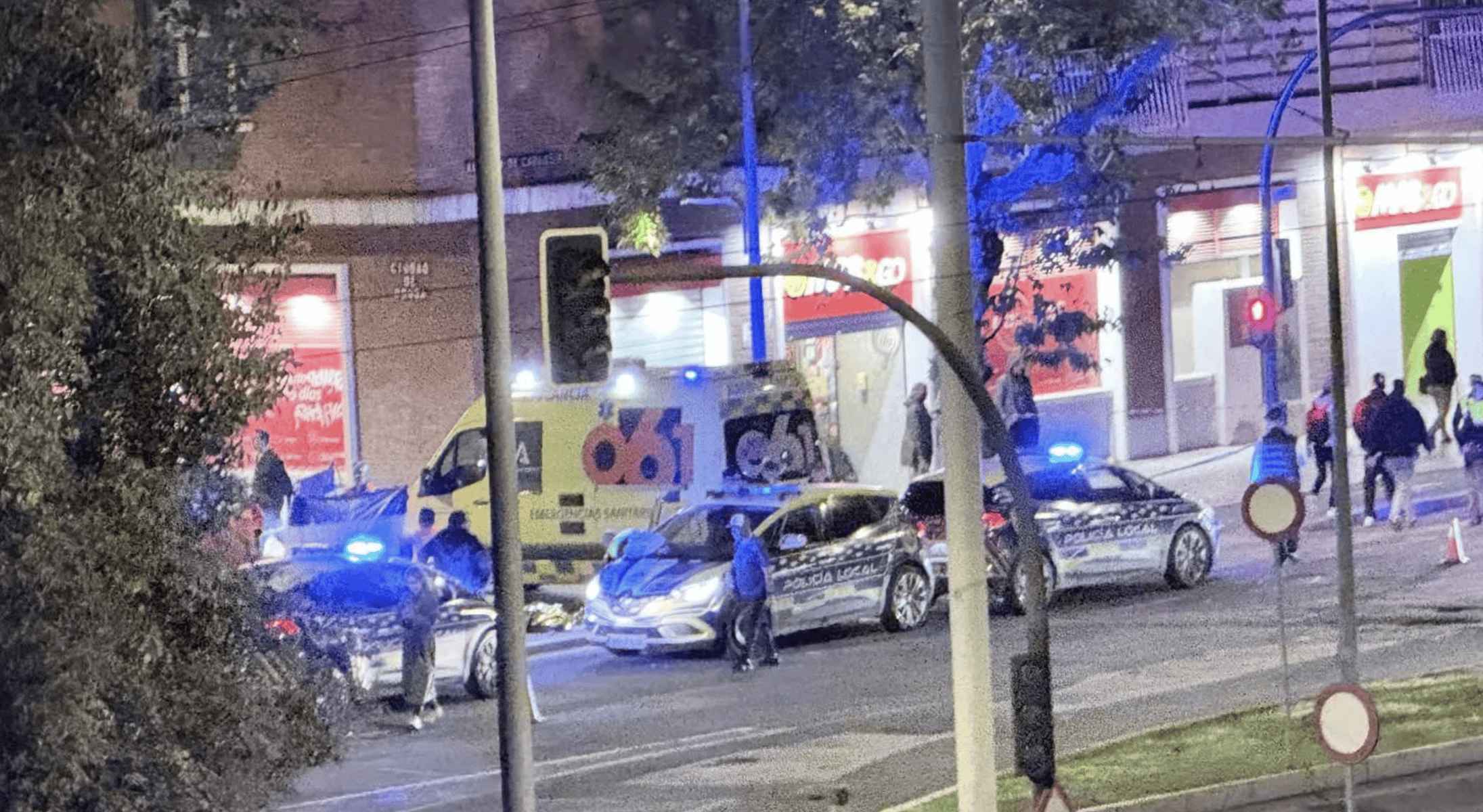 Una imagen tras el accidente.