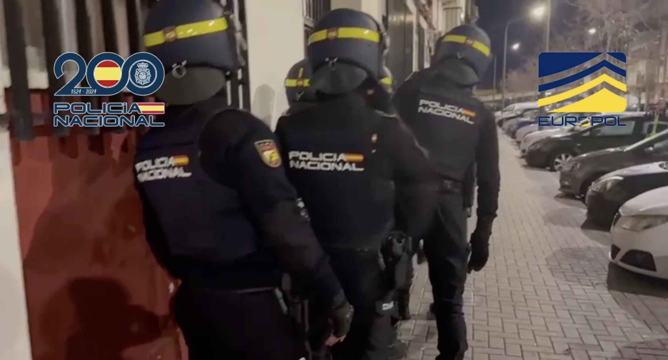 Una imagen de la operación policial llevada a cabo.