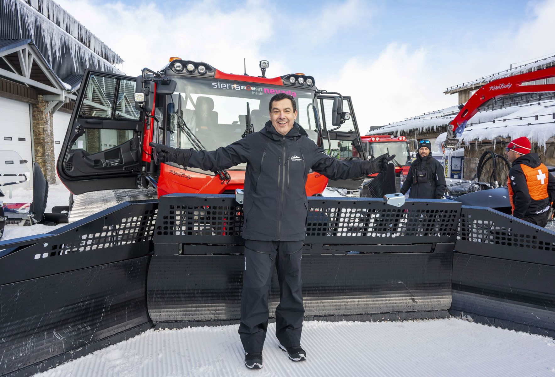 Moreno, en Sierra Nevada, este viernes.