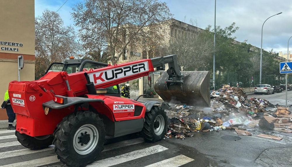 incendio camion basura emergencia El Puerto 4