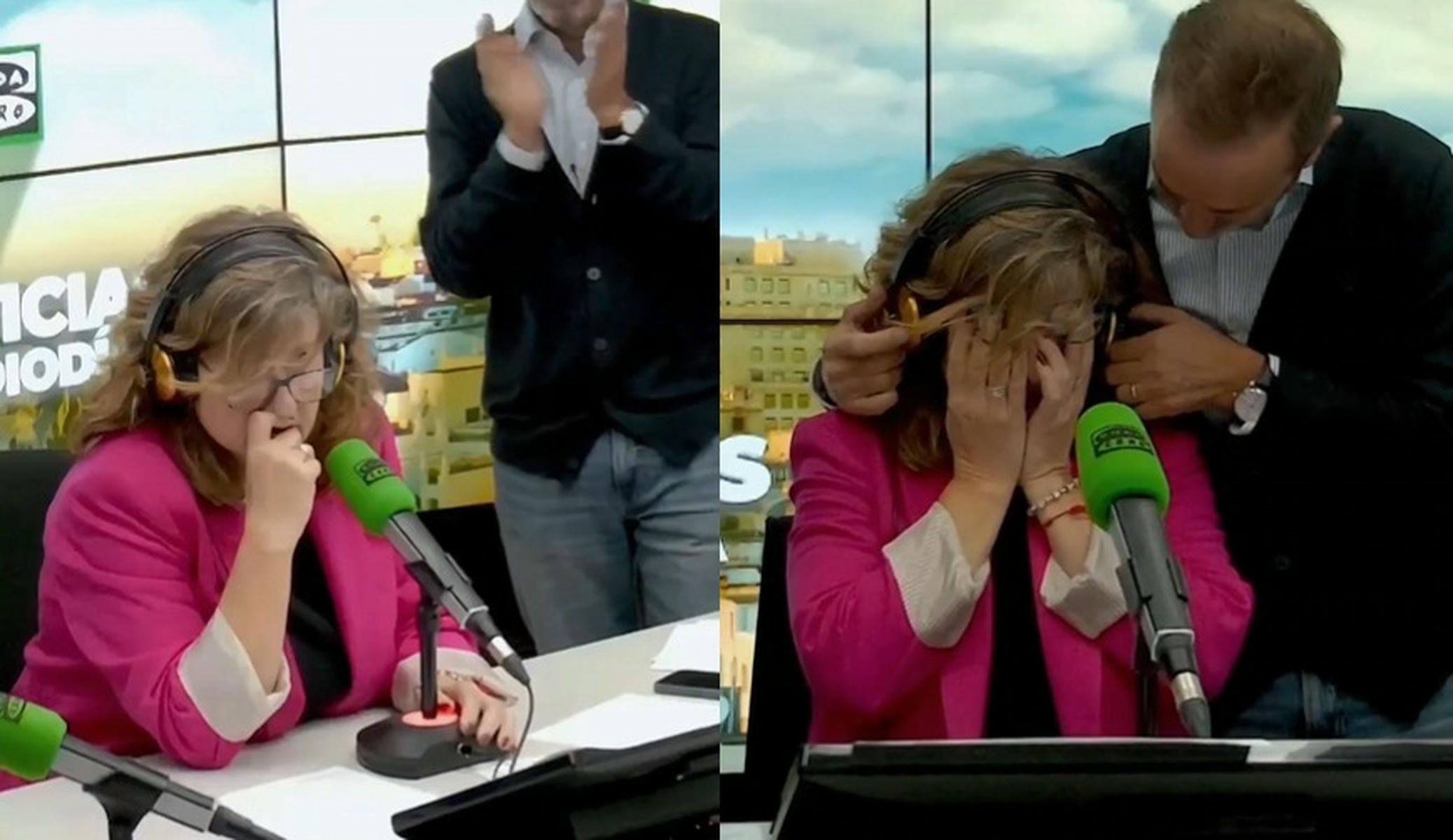 El adiós de Elena Gijón en directo en Onda Cero.