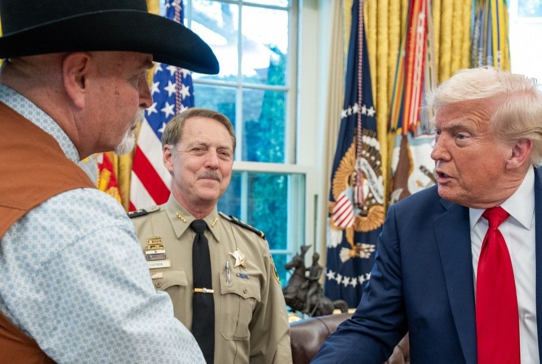 Trump en un acto reciente.