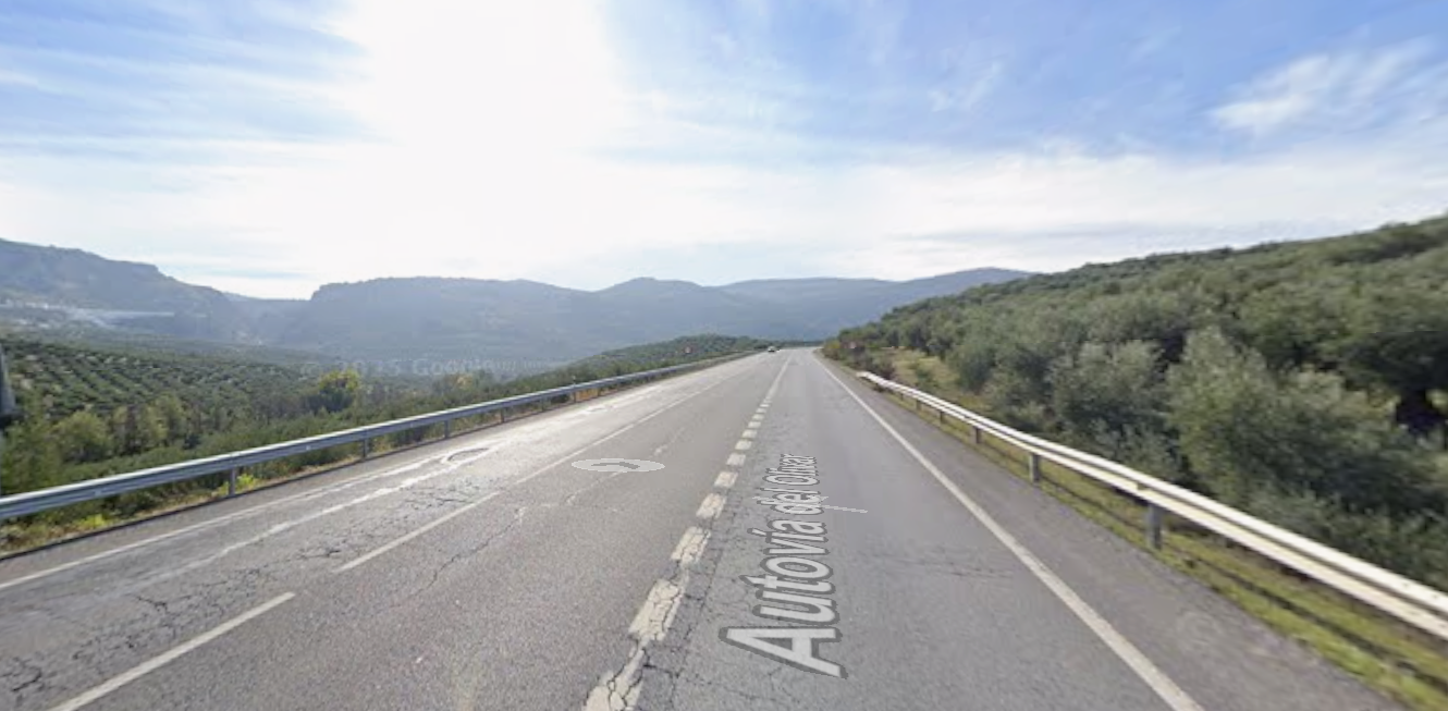 Carretera del accidente.