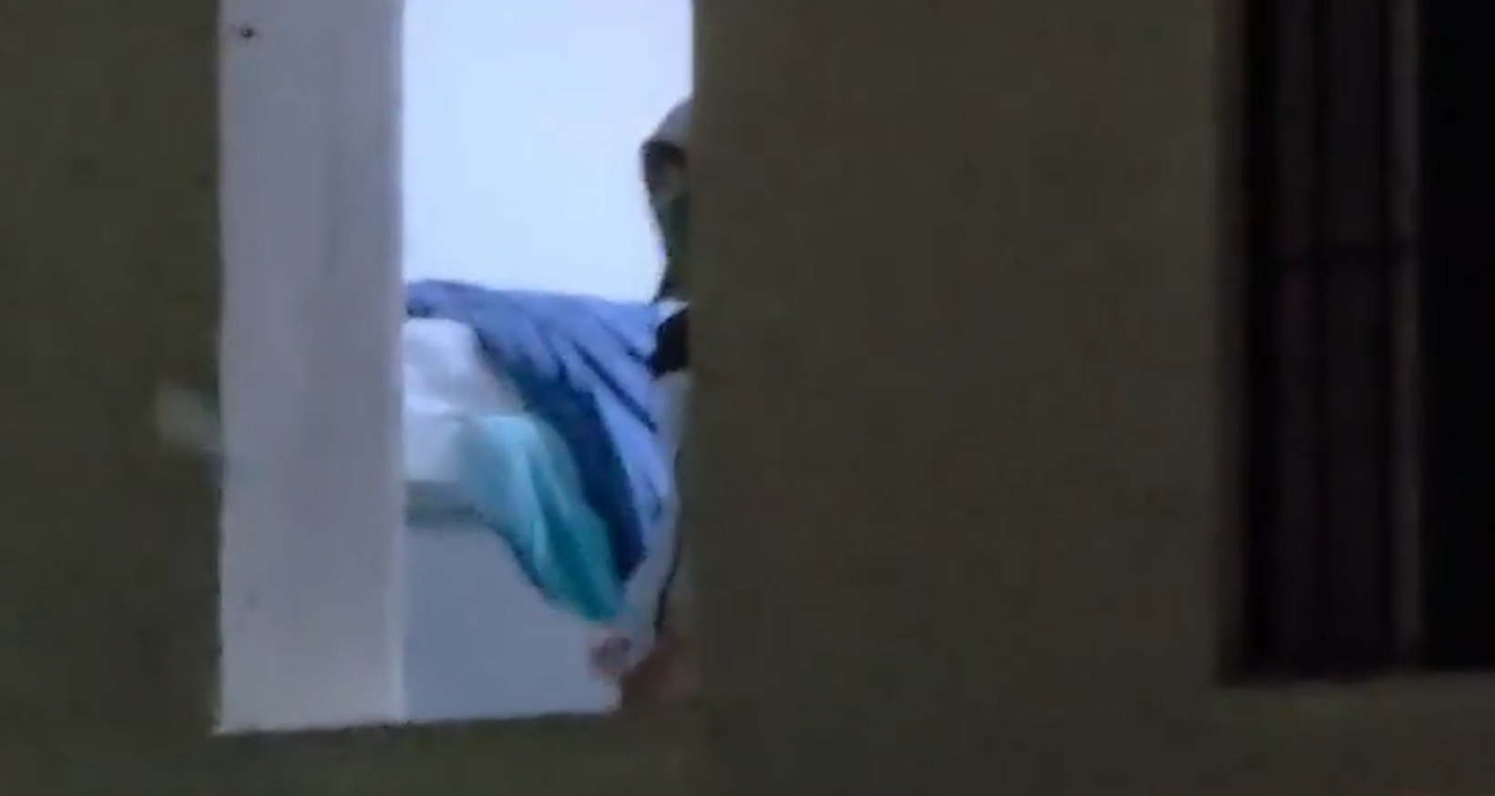 Uno de los detenidos.