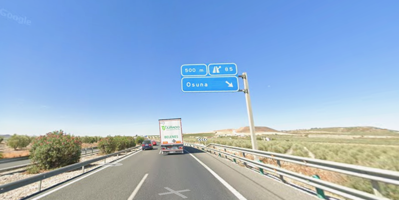 La A 92 en Osuna.