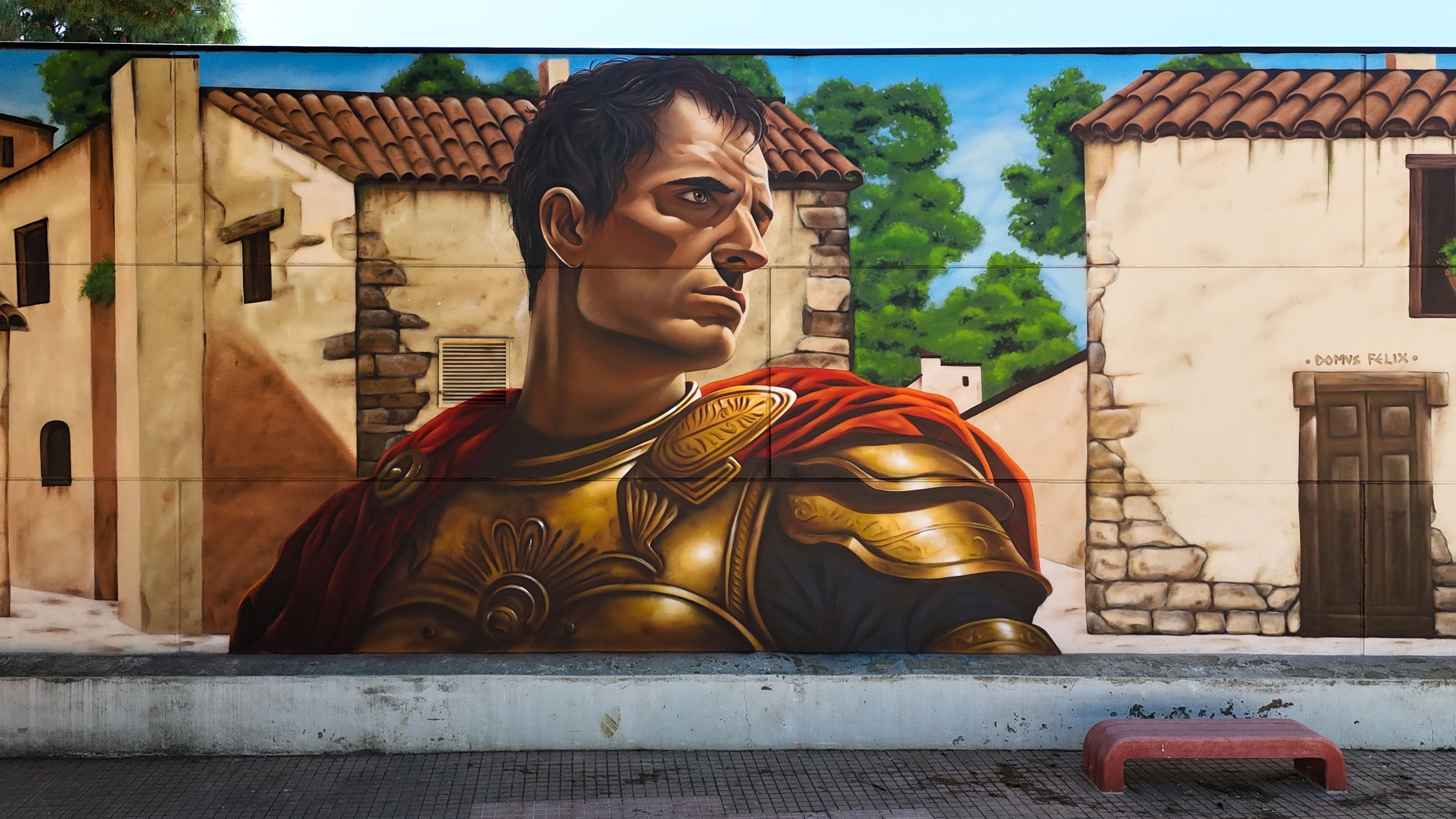 Una pequeña parte del mural.