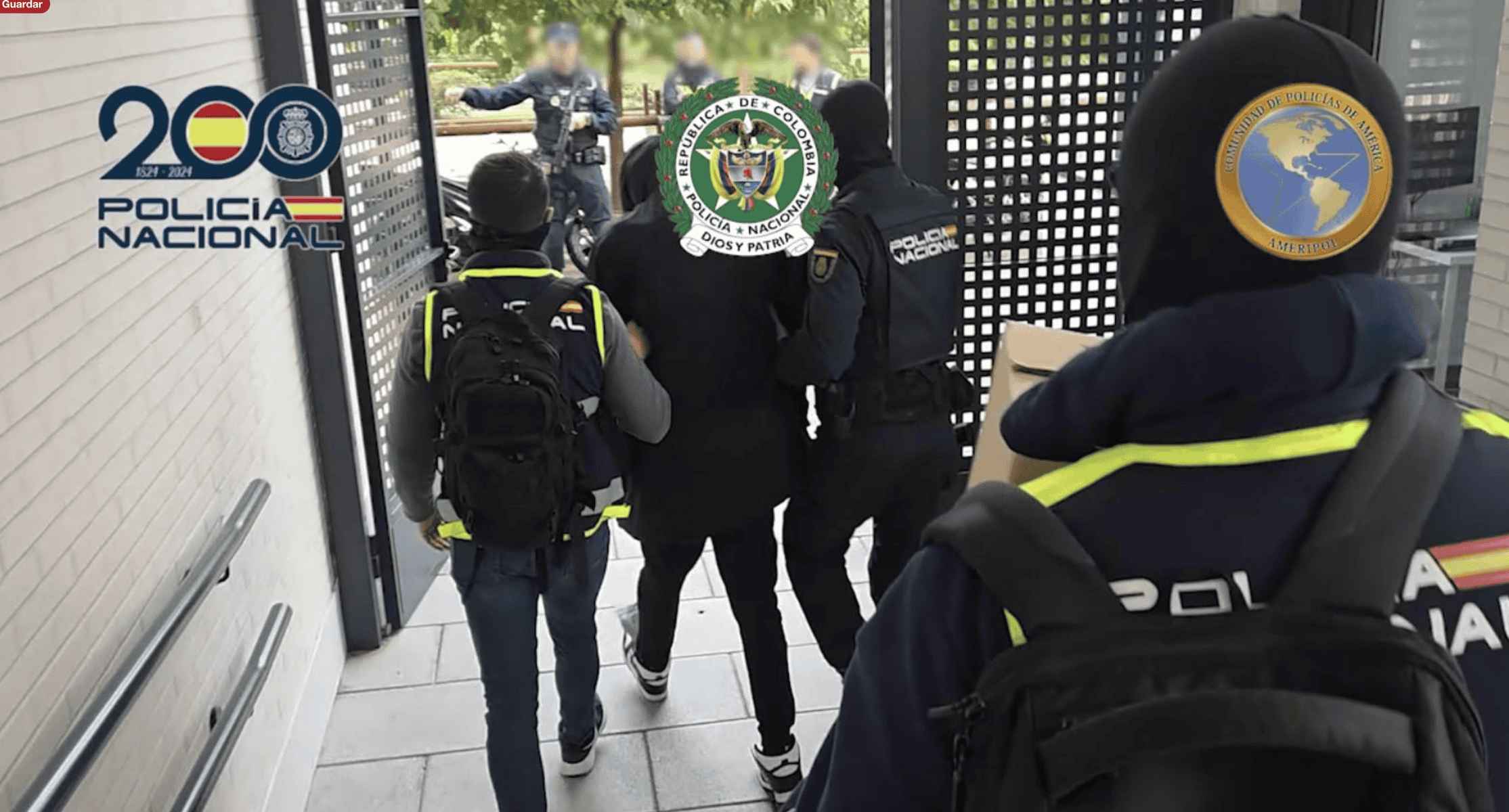 Imagen de una operación policial en España contra el Tren de Aragua. Imagen de una operación policial en España contra el Tren de Aragua.