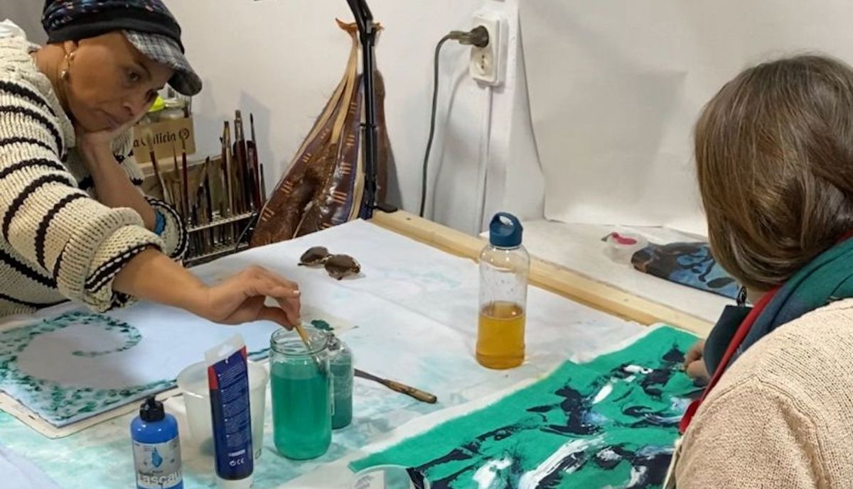 Proceso de creación de la alfombra