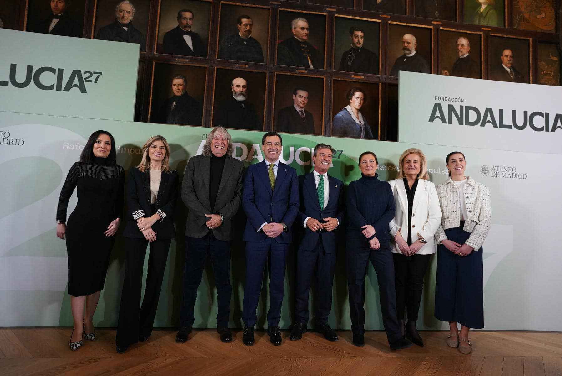 Asistentes a la presentación de la Fundación Andalucía 27.