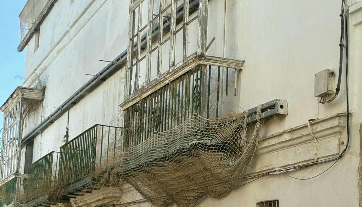 Estado de la casa palacio Arco Hermoso.