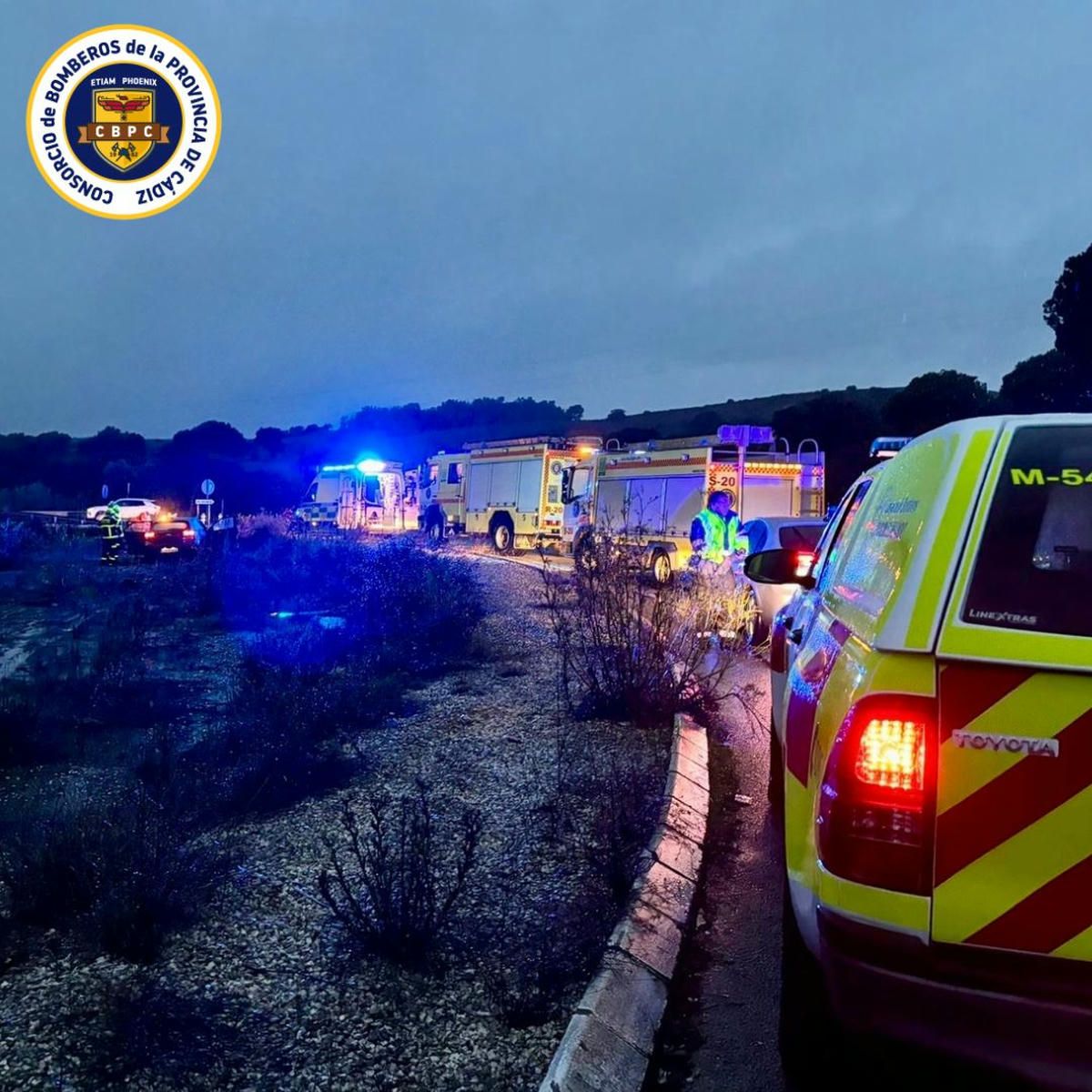 El operativo ante el incidente.