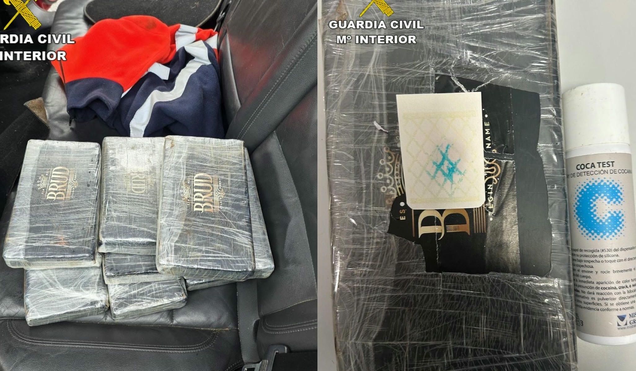 La droga incautada en Jerez. La droga incautada en Jerez.