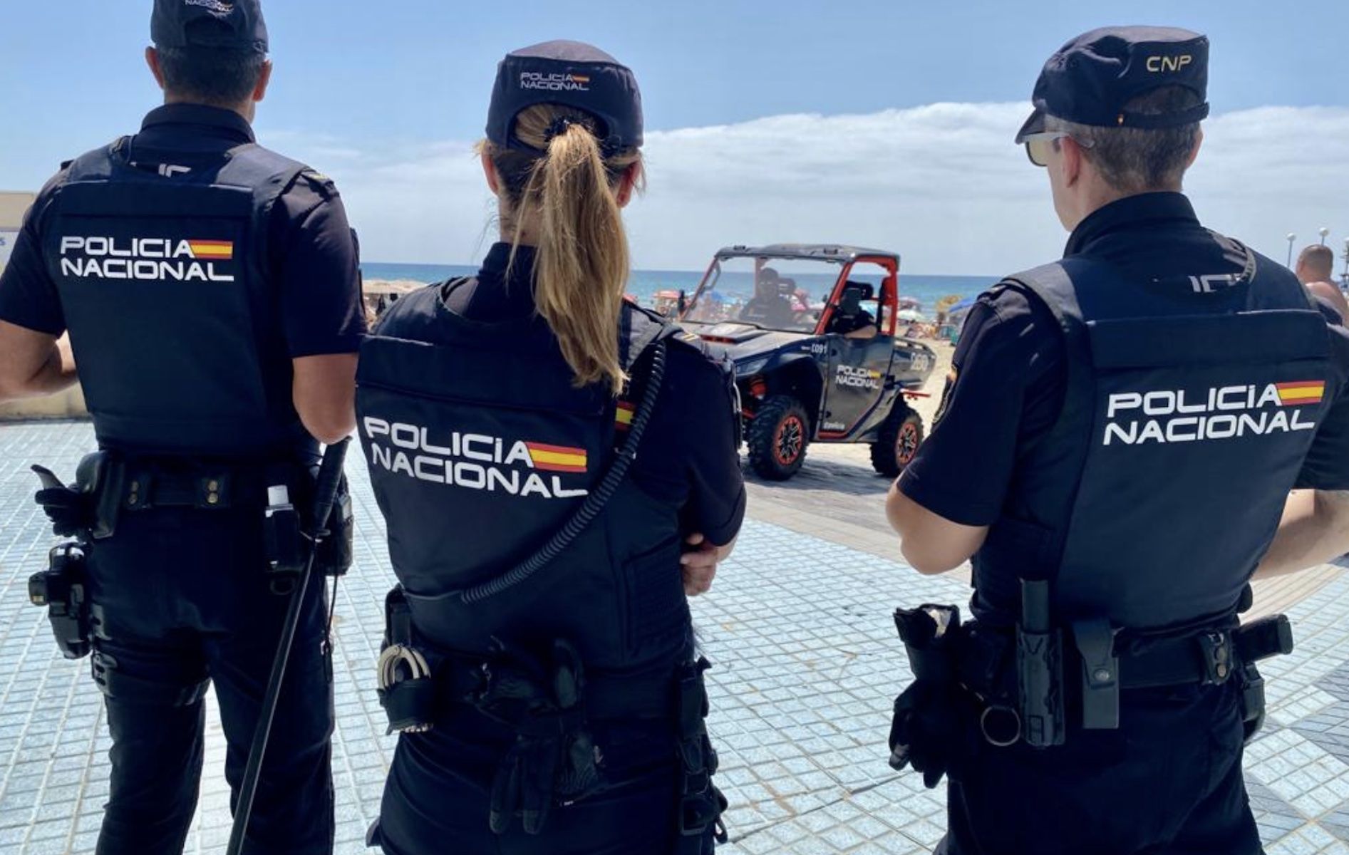 Agentes de la Policía Nacional, en una foto de archivo.