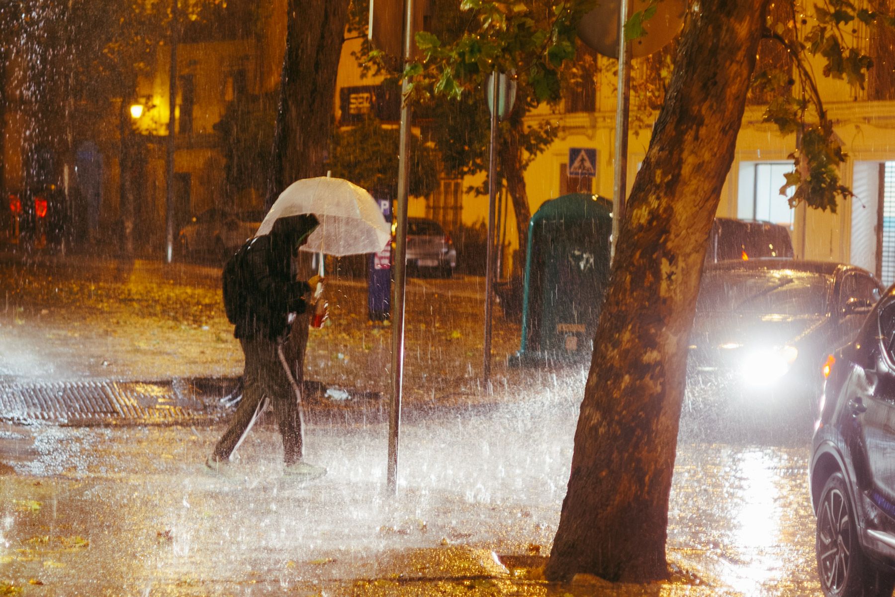 Lluvias recientes en Andalucía.