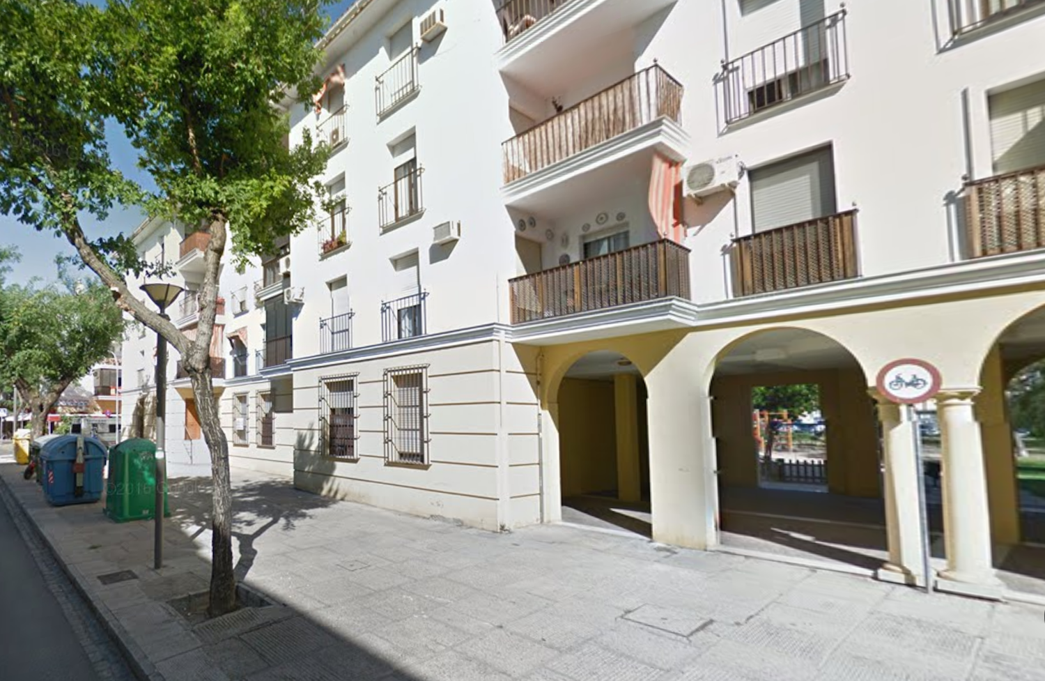 La calle Santo Domingo en una fotografía de Google Maps.