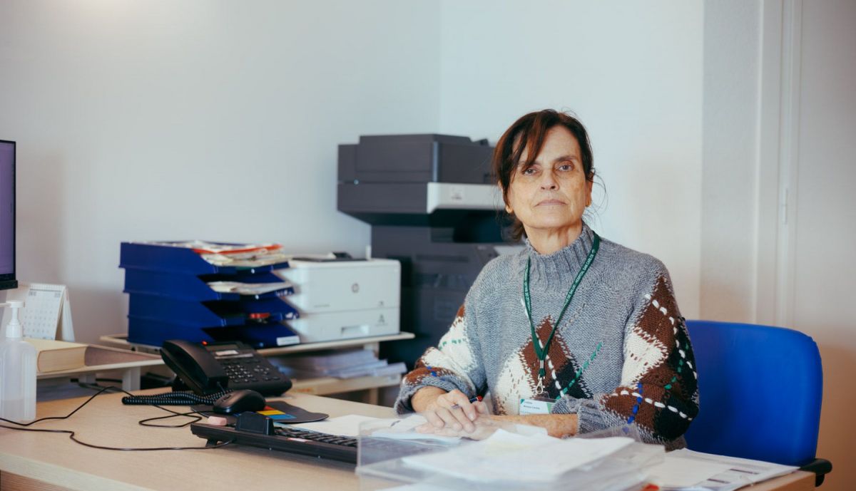 Cristina, en su consulta del Hospital San Carlos.