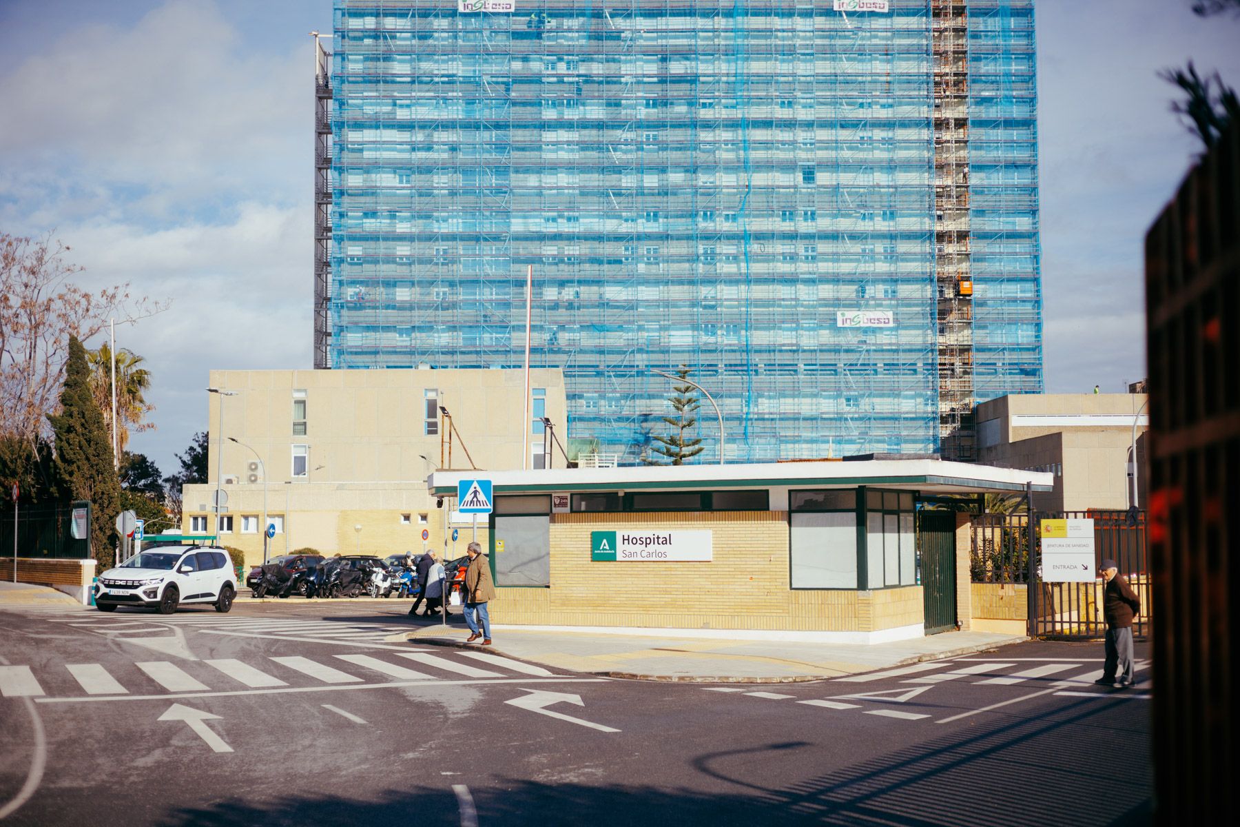 Entrada al Hospital de San Carlos de San Fernando, en una imagen reciente.