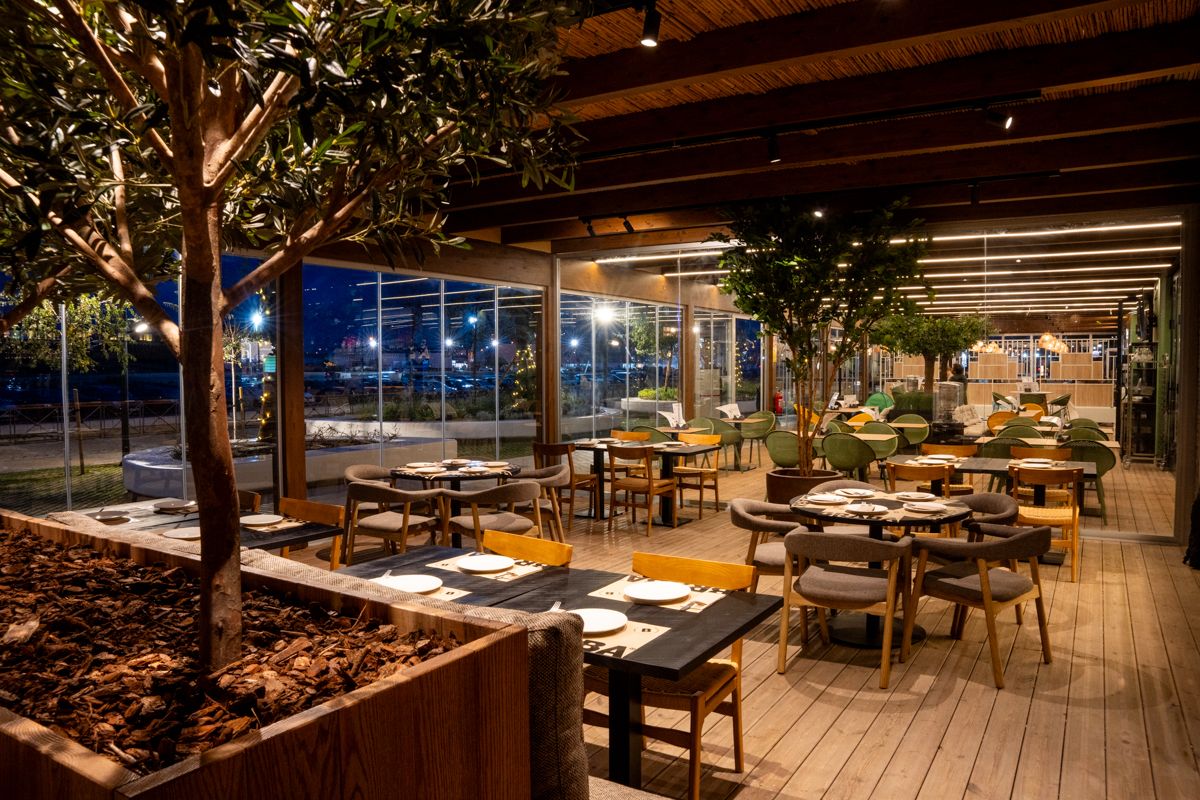 Interior de Braba, un nuevo restaurante en San Fernando.