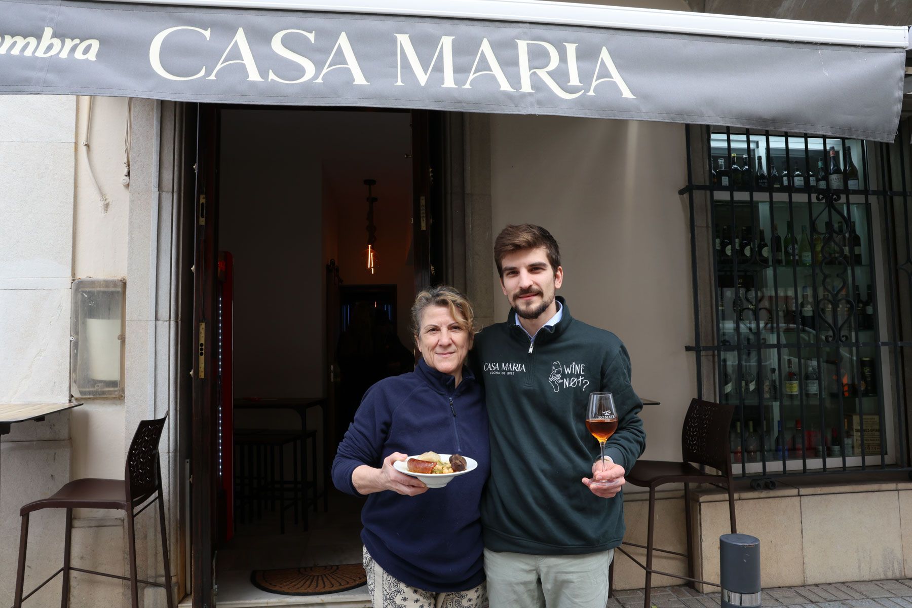Daniel Márquez, de Casa María, bar de la calle Arcos.