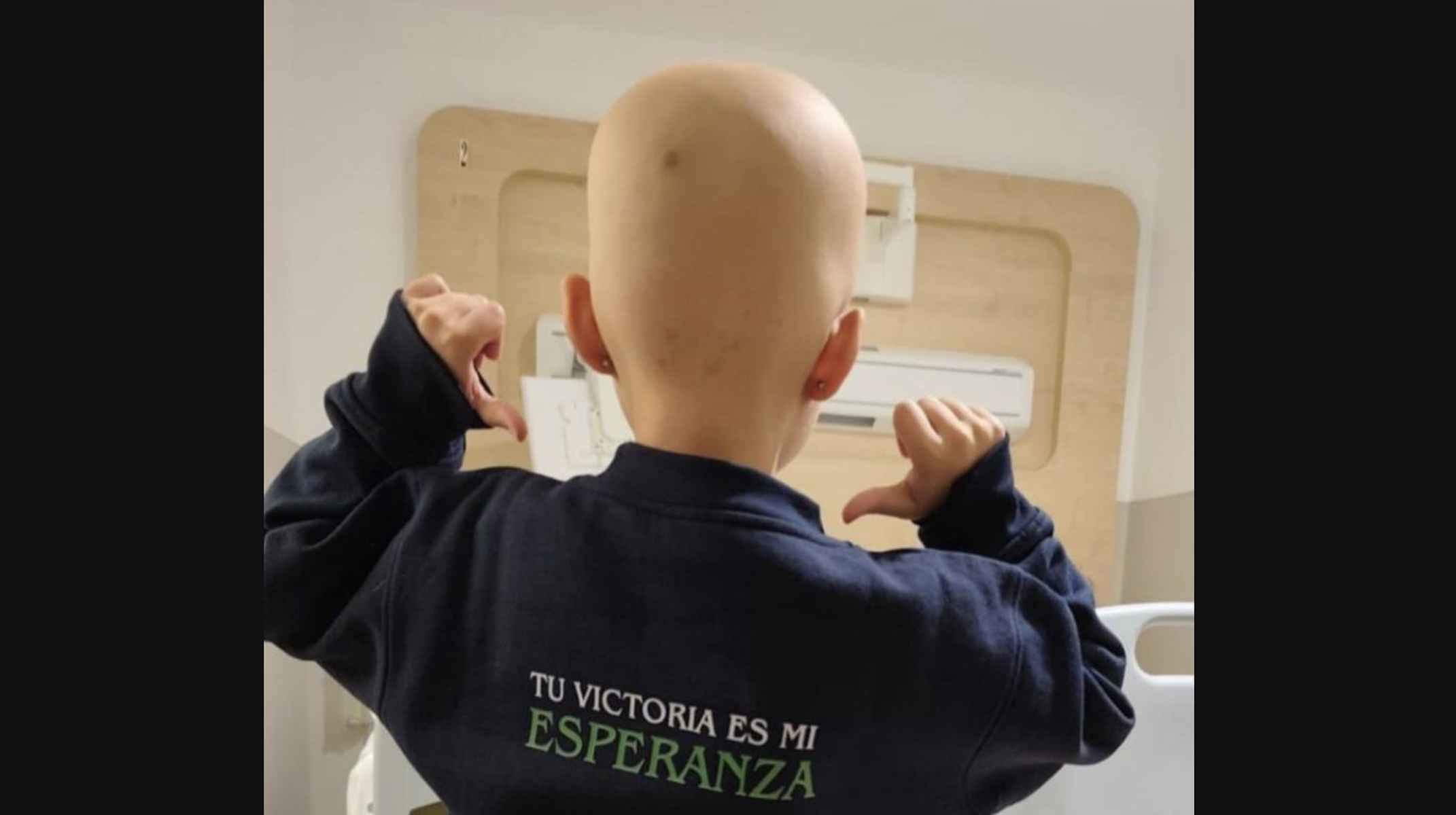 La pequeña Victoria Esperanza.