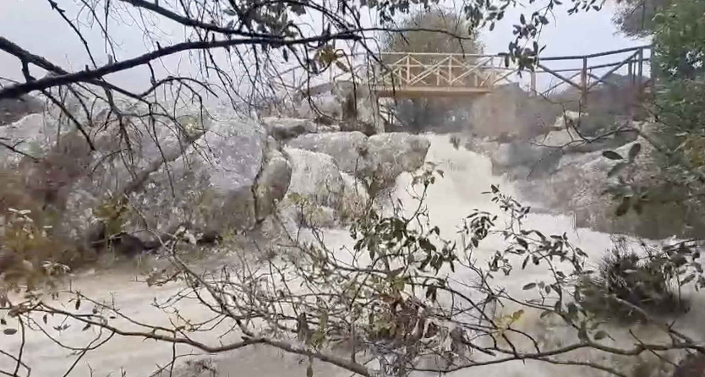 La espectacular imagen de la Sima de Villaluenga.