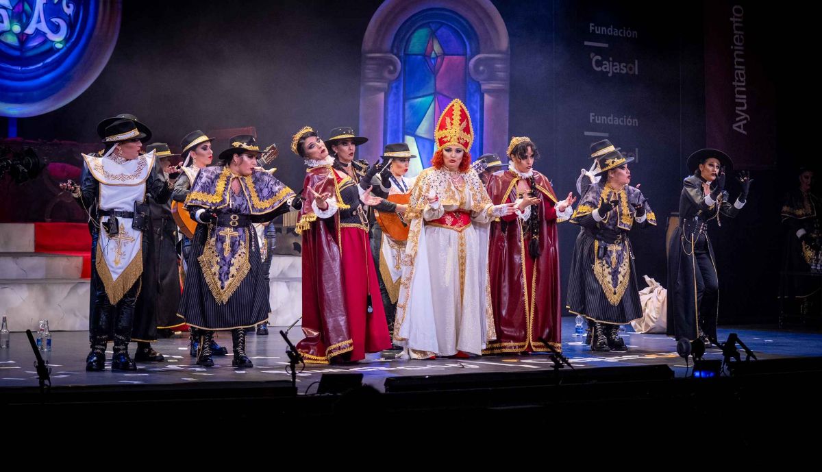 Otra imagen de la actuación de 'La Camorra'.