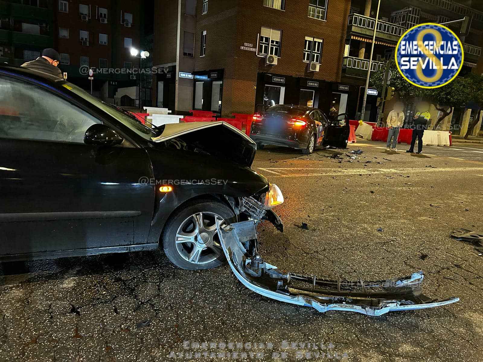 Una imagen tras el accidente.